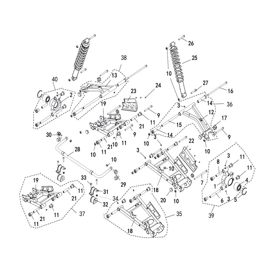 T-BOSS 750 REAR SUSPENSION