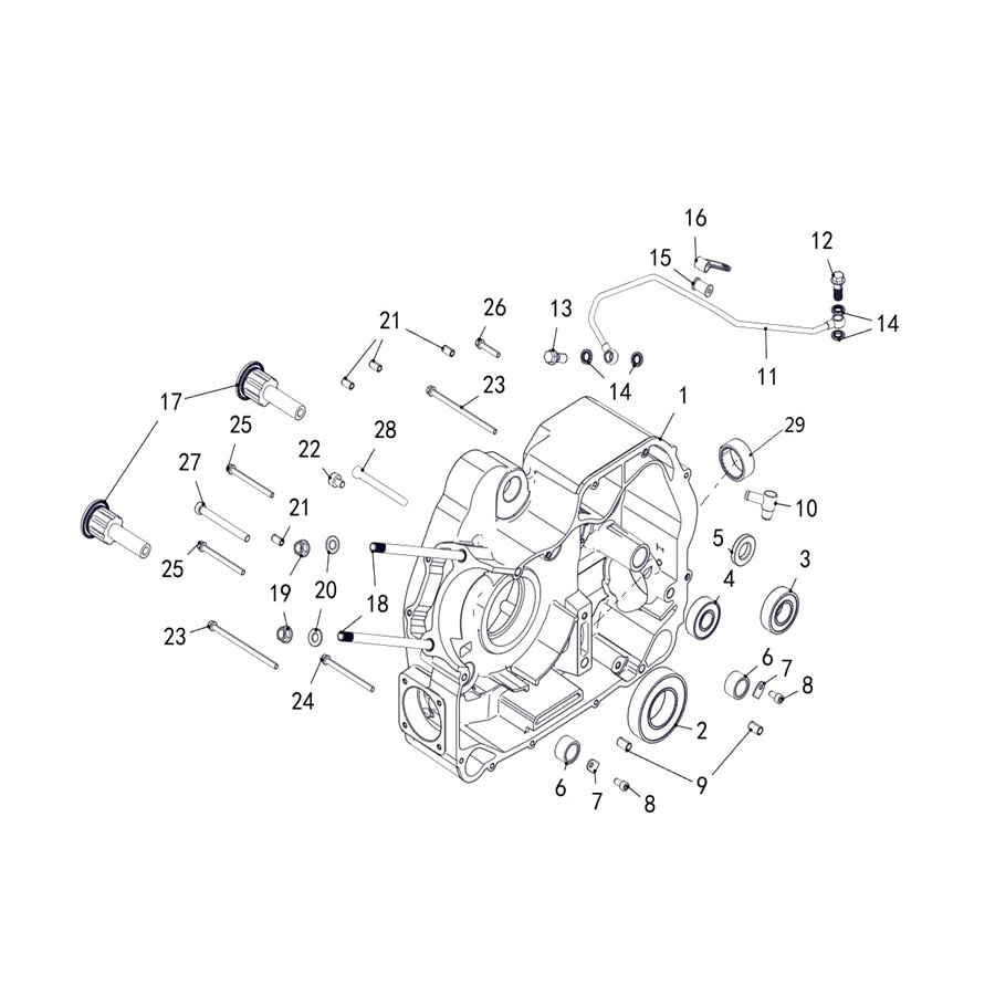 T-BOSS 750 RIGHT CRANKCASE