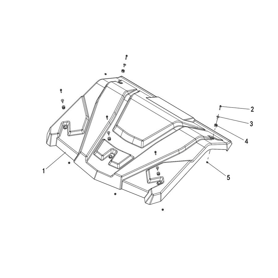 T-BOSS 750 ROOF PANEL ASSY
