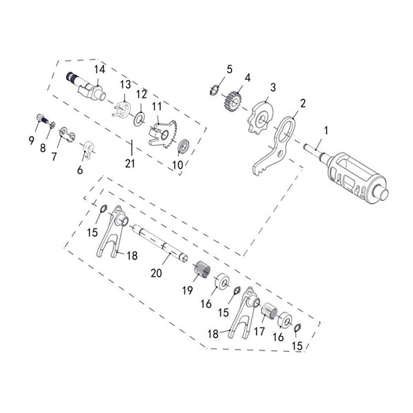 T-BOSS 750 SHIFT SYSTEM