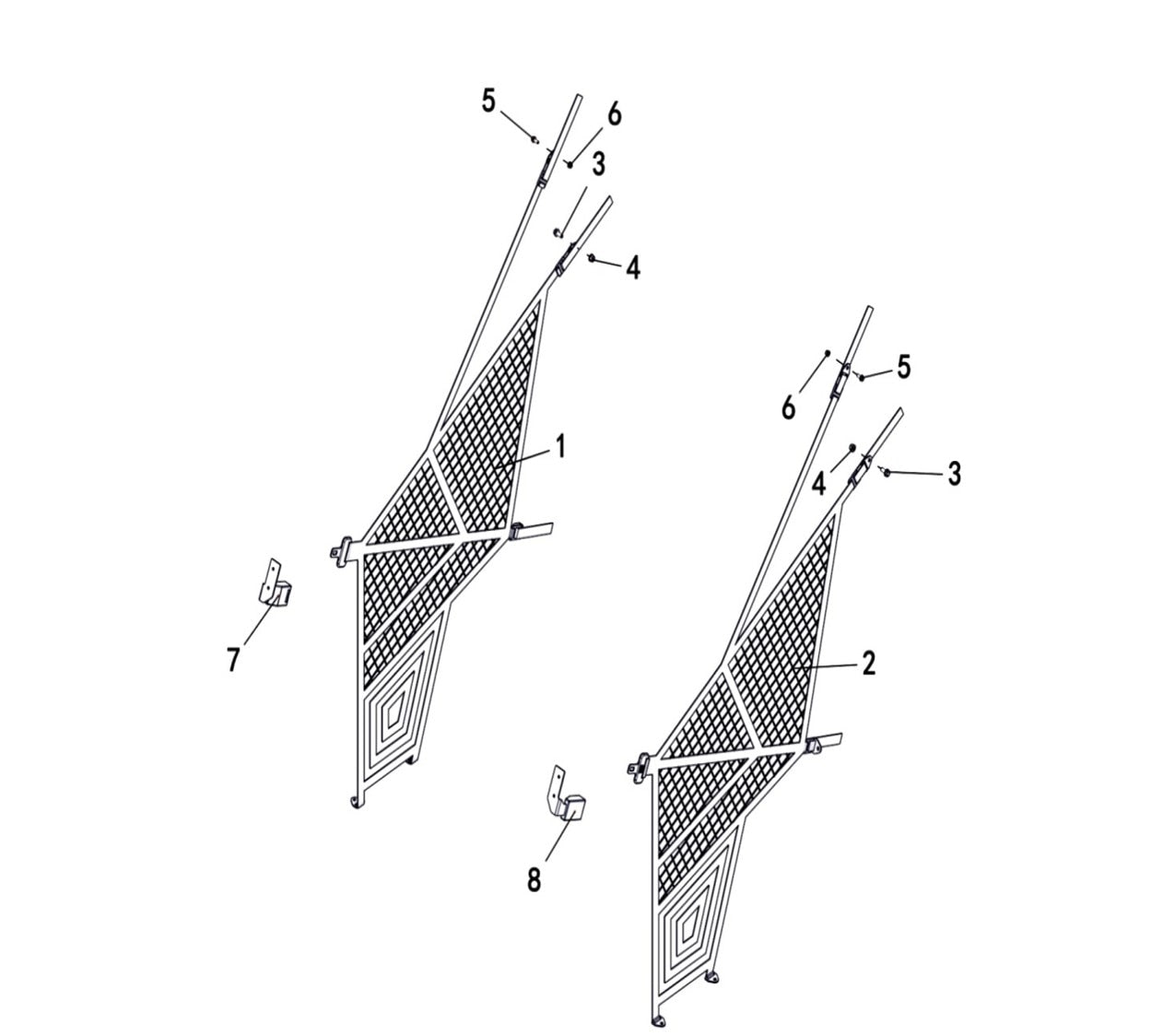 T-BOSS 760 BODY,SIDE NETS