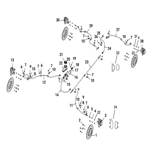 T-BOSS 760 BRAKING SYSTEM