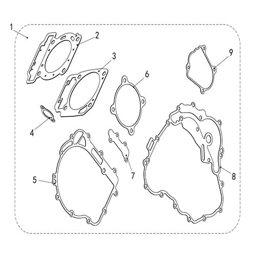 T-BOSS 760 FRAGILE GASKET ASSY.