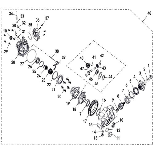 T-BOSS 760 FRONT GEAR-BOX