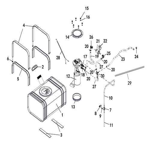 T-BOSS 760 FUEL TANK