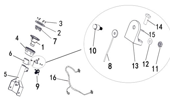 T-BOSS 760 OPTIONS(Steering Horn)