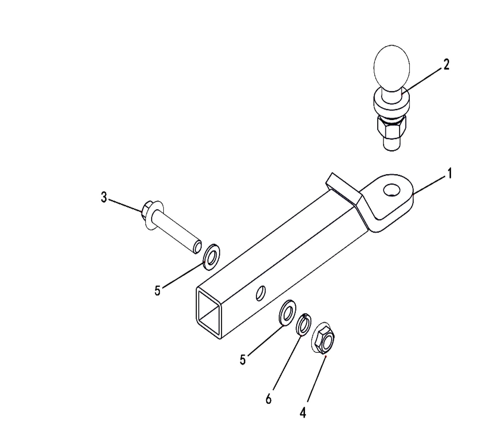 T-BOSS 760 OPTIONS(TRAILER HITCH)