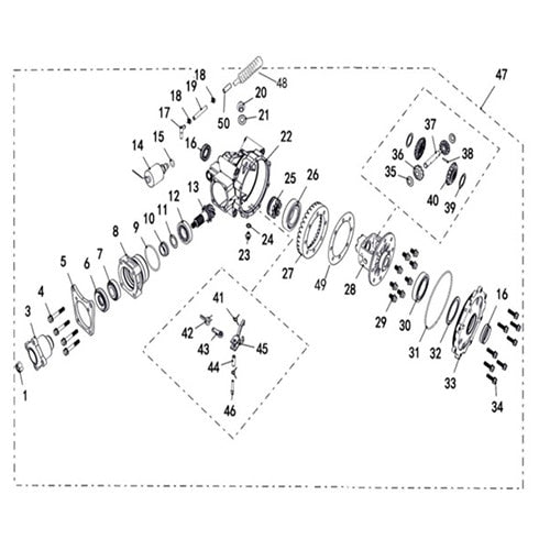 T-BOSS 760 REAR DIFF GEAR-BOX