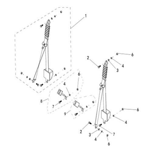 T-BOSS 760 SEAT BELT