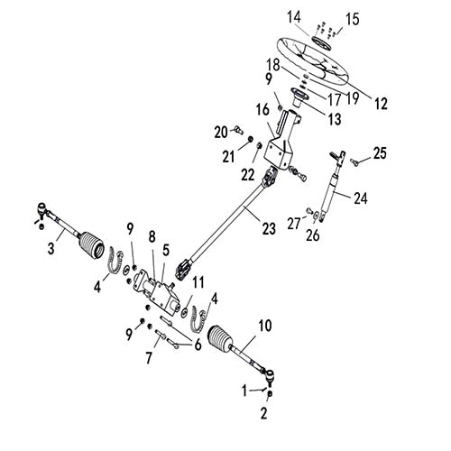 T-BOSS 760 STEERING ASSY