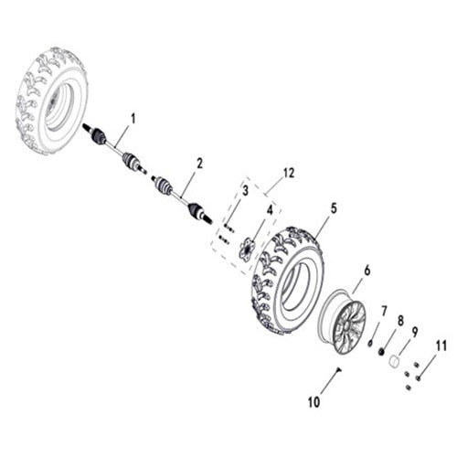 T-BOSS 760 WHEEL FRONT