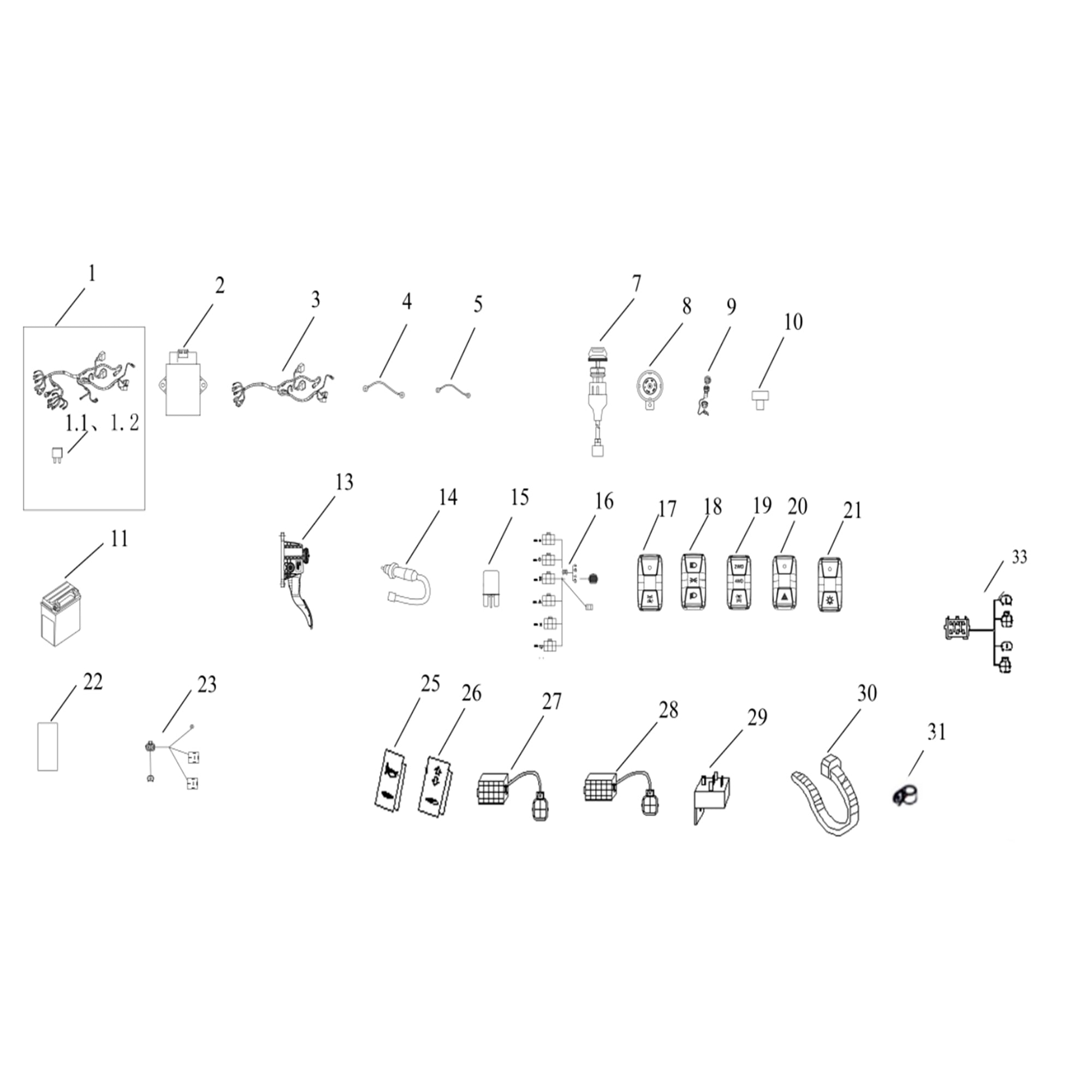 T-BOSS 900 ELECTRICAL SYSTEM 1