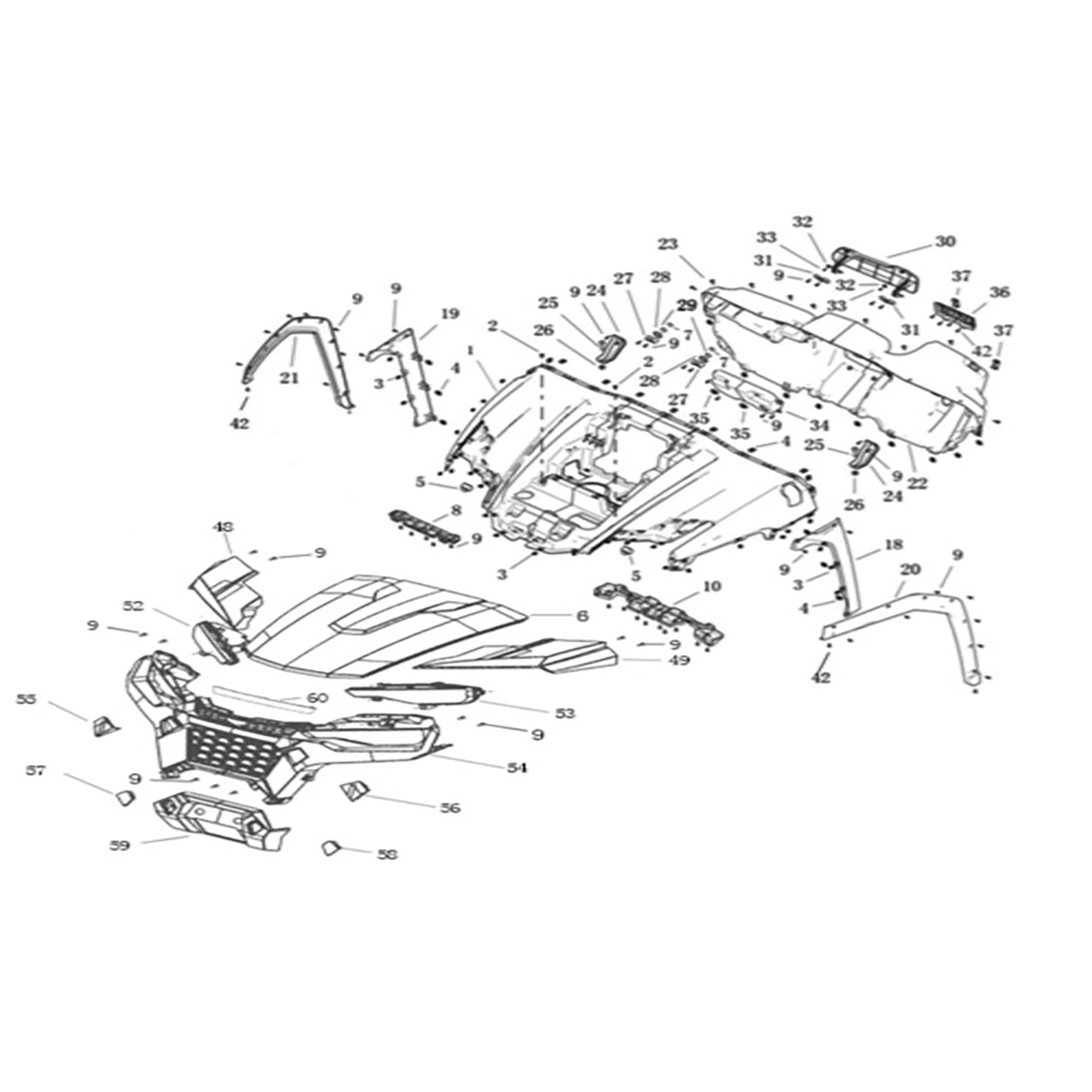 T-BOSS 900 FRONT FENDER