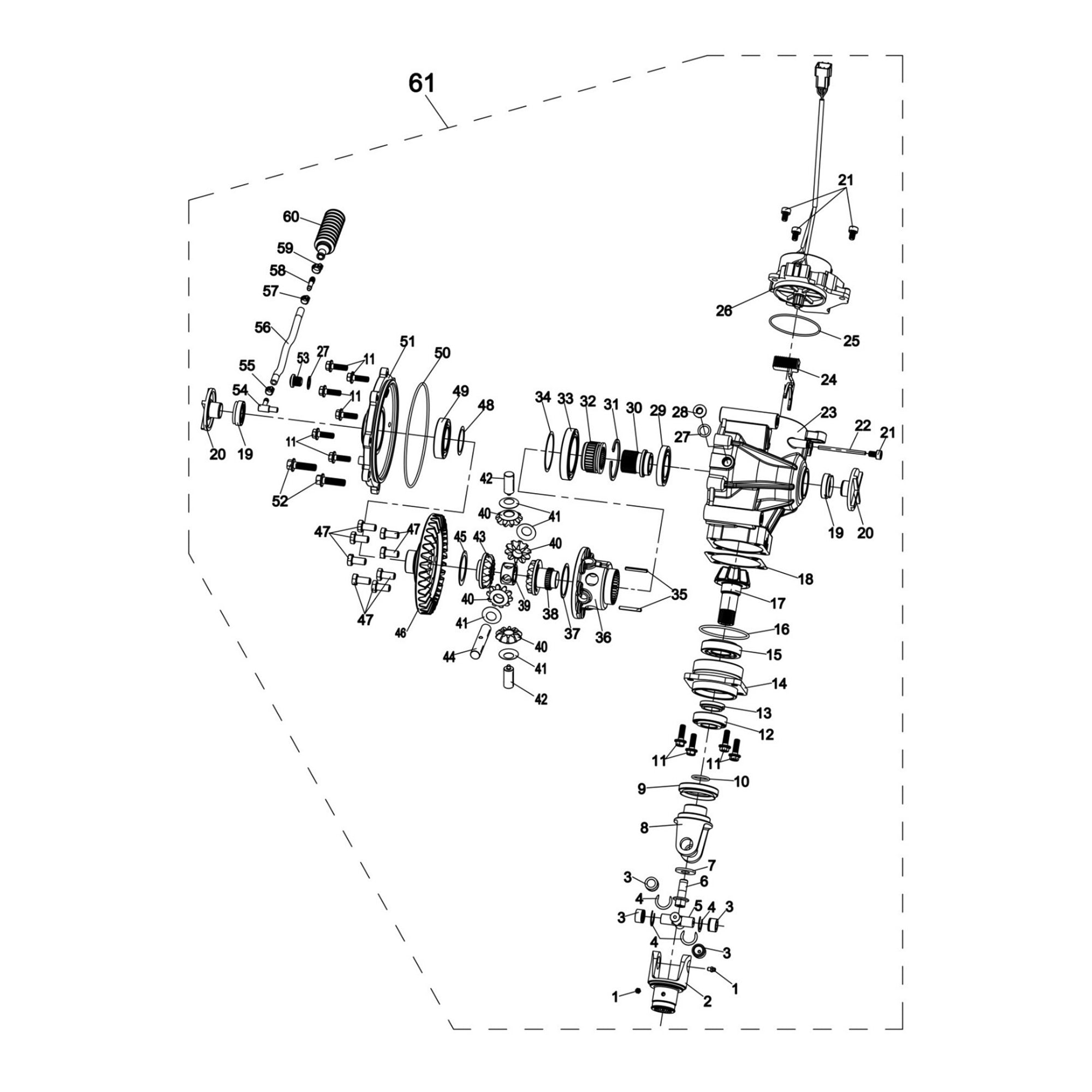 T-BOSS 900 FRONT GEAR-BOX