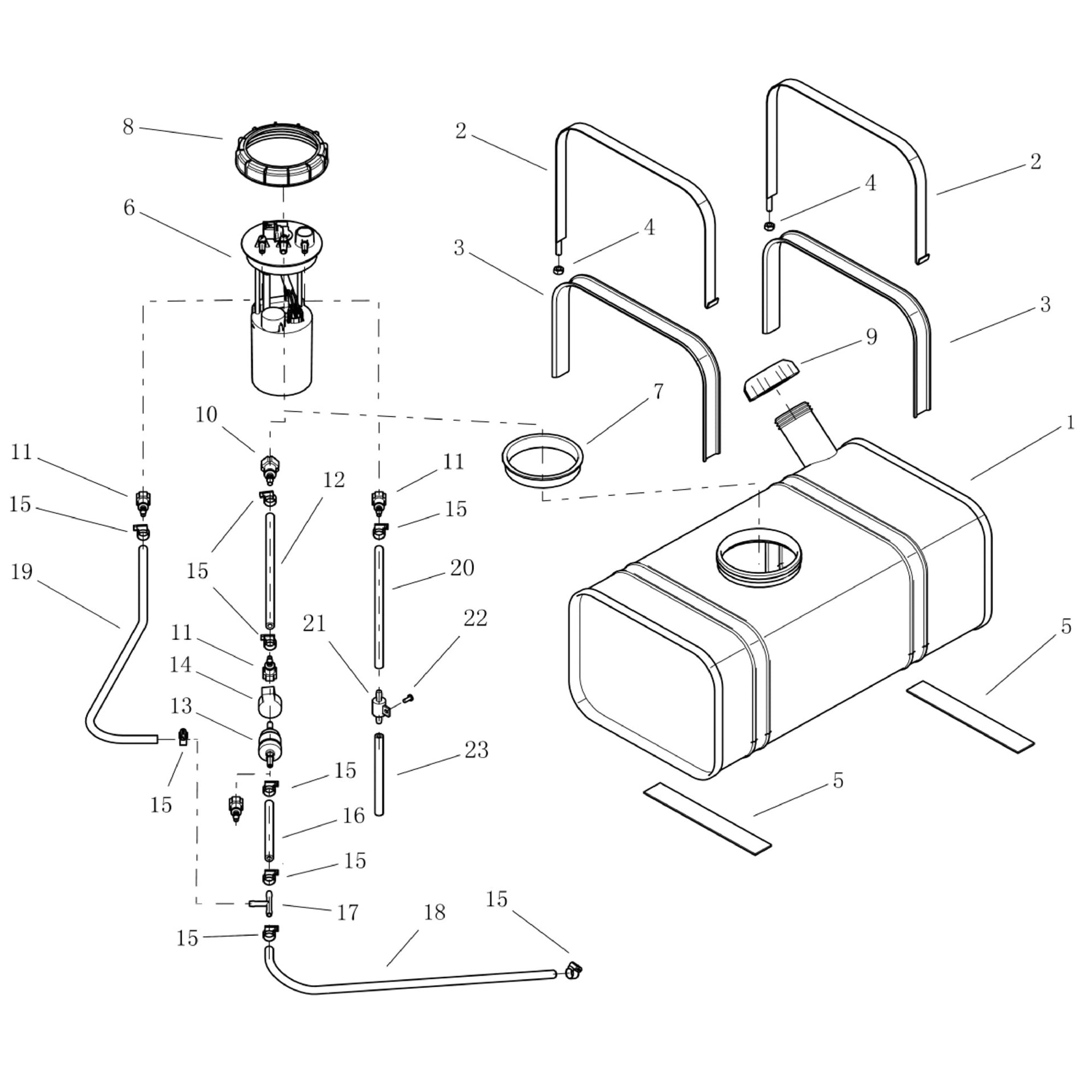 T-BOSS 900 FUEL TANK