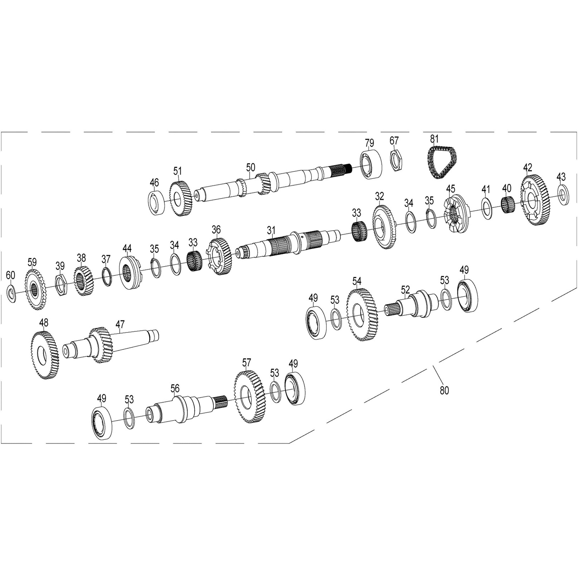 T-BOSS 900 GEAR MECHANISM(4FM-23580-H0)