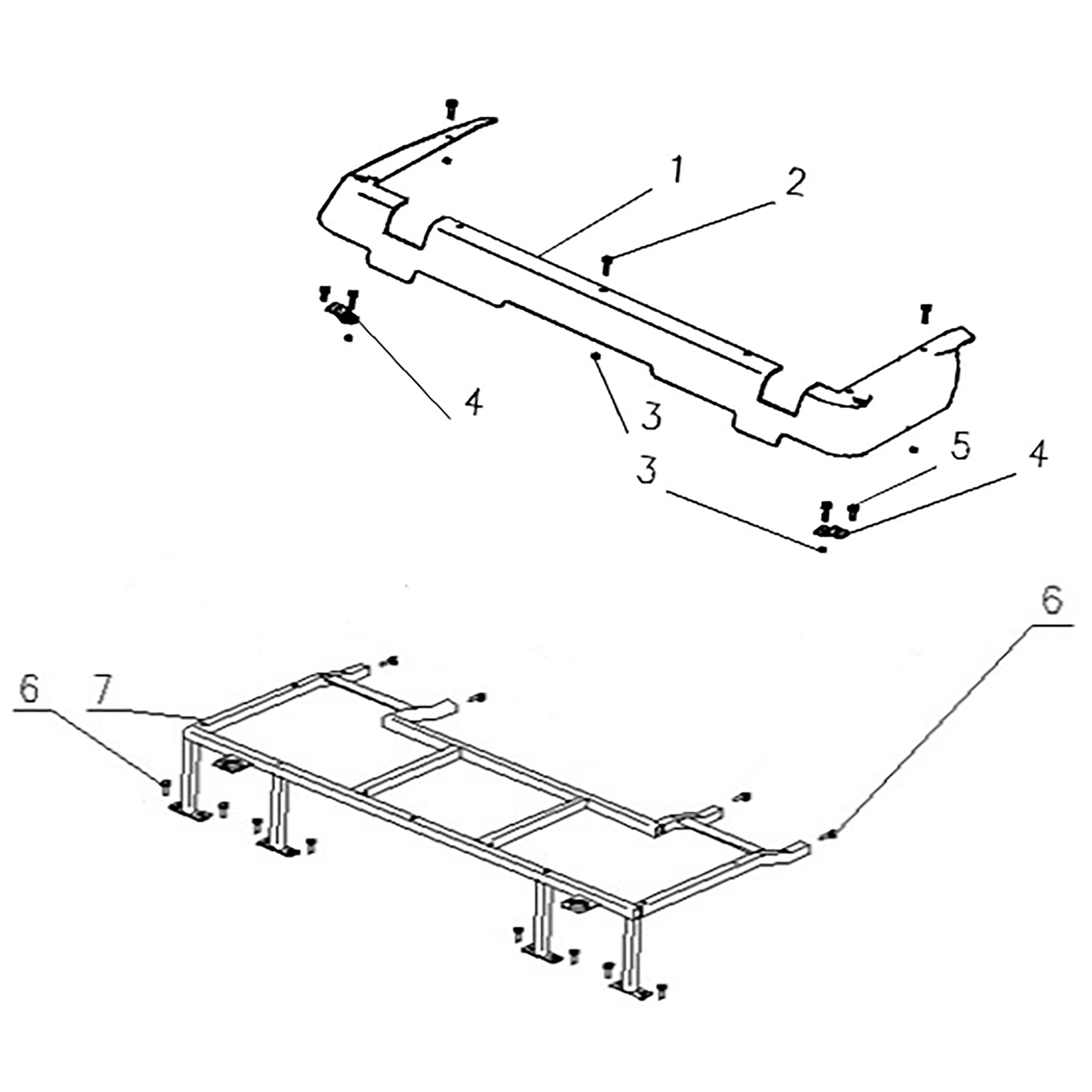 T-BOSS 900 INTEGRAL SEAT AND BACKREST ASSEMBLY 2