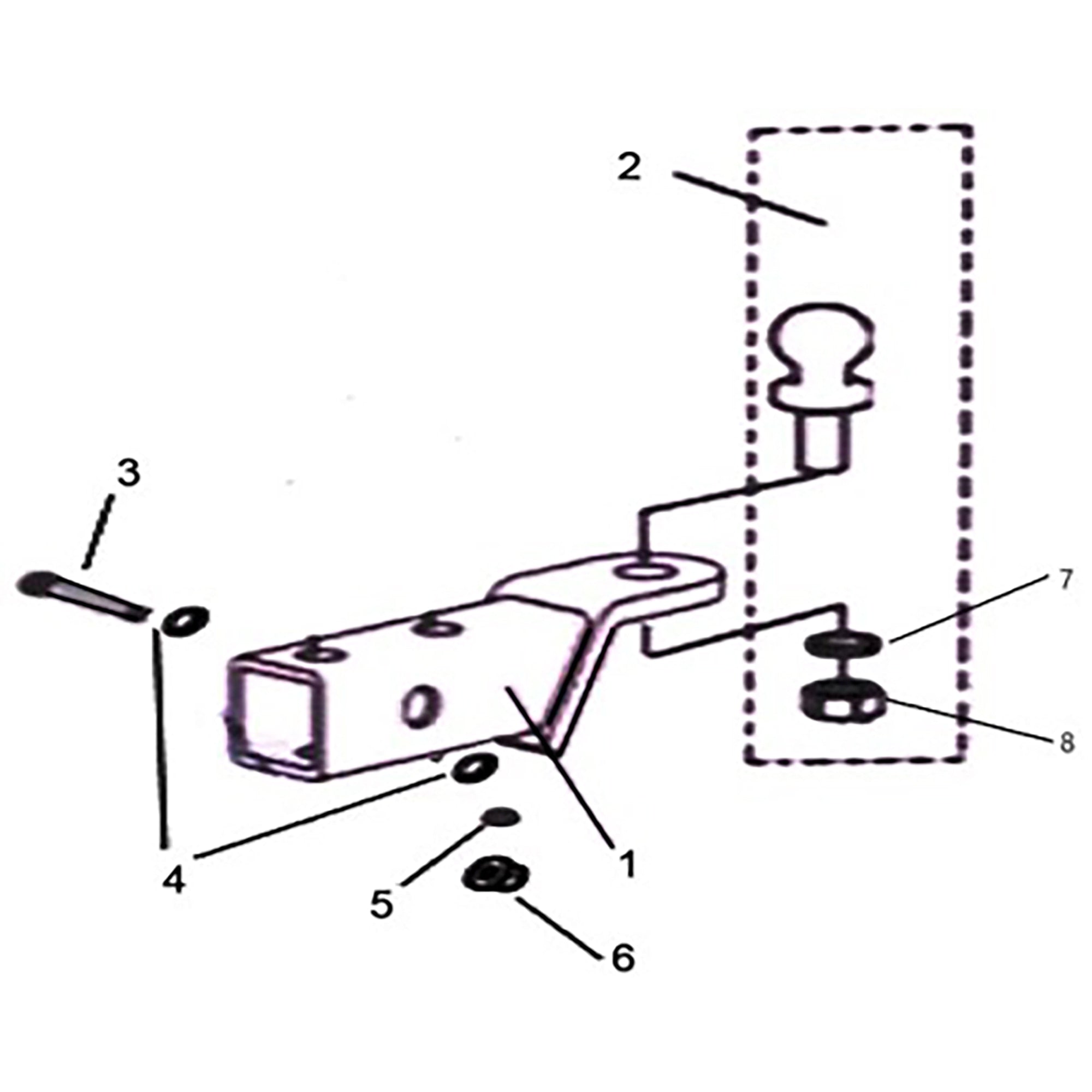 T-BOSS 900 OPTIONS (REAR TOW HOOK BALL)