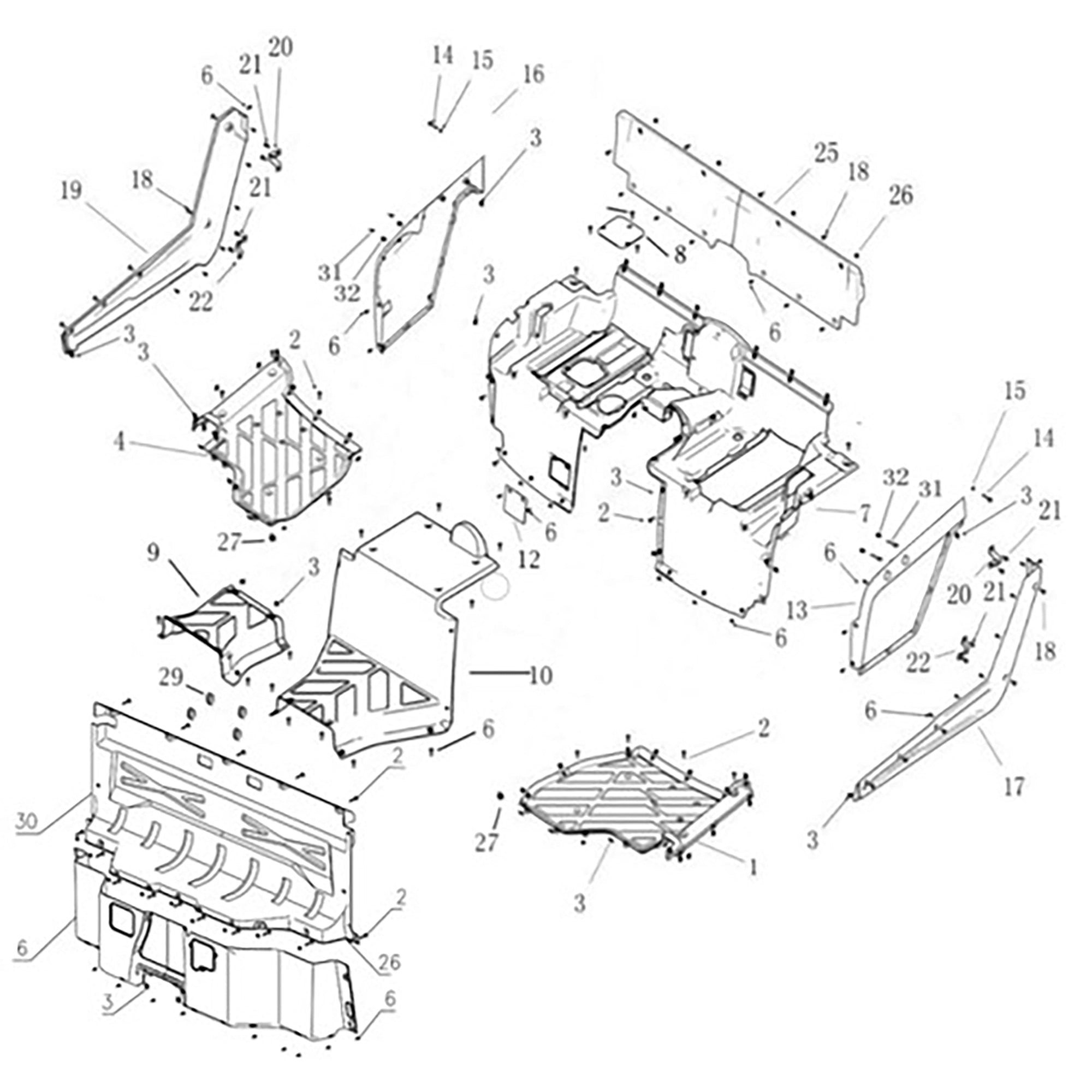 T-BOSS 900 REAR FENDER 2