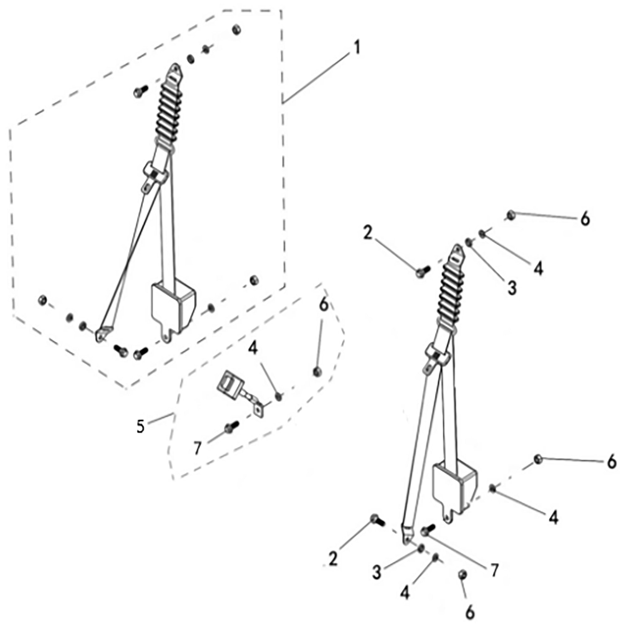 T-BOSS 900 SEAT BELT 1