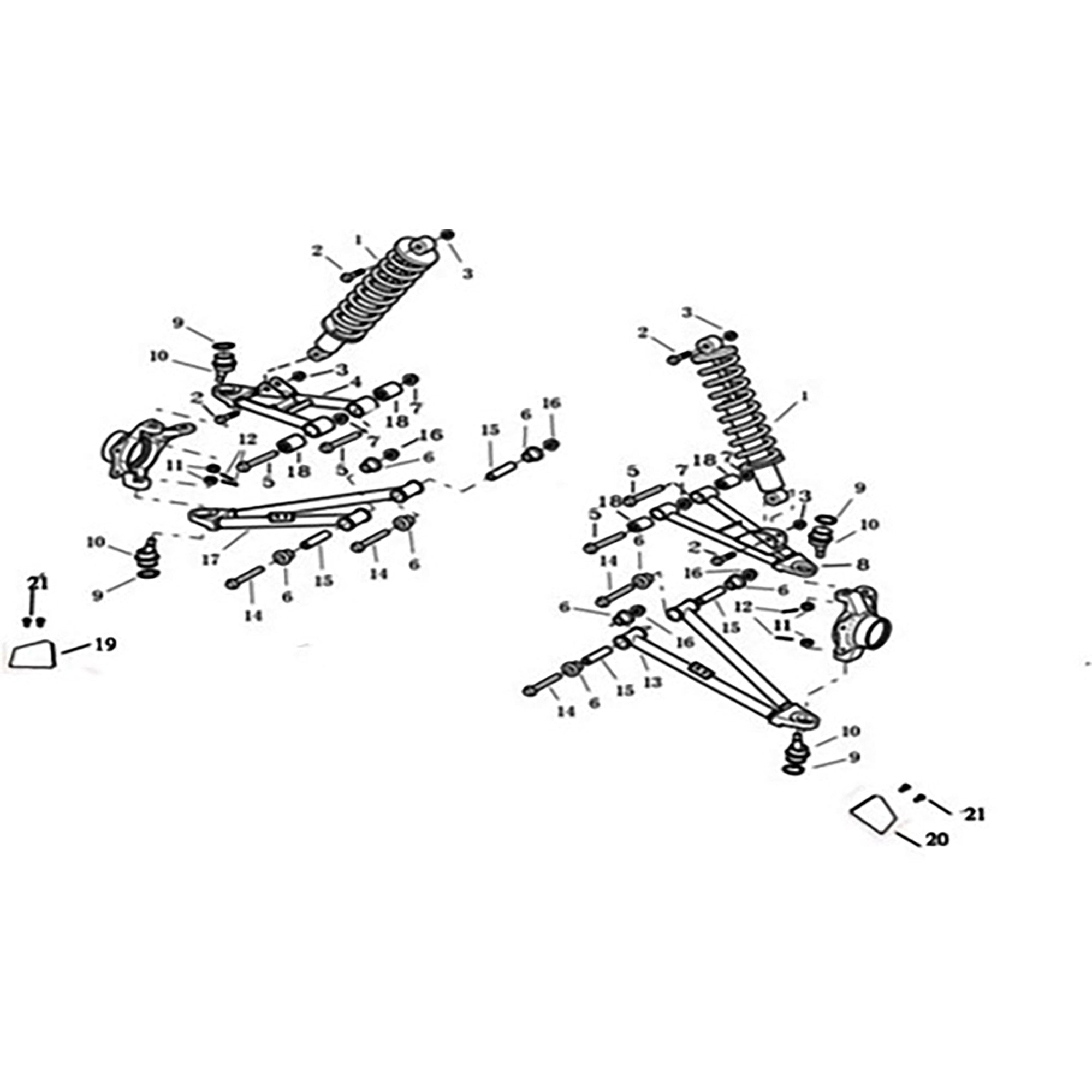 T-BOSS 900 SHOCK ABSORBER FRONT