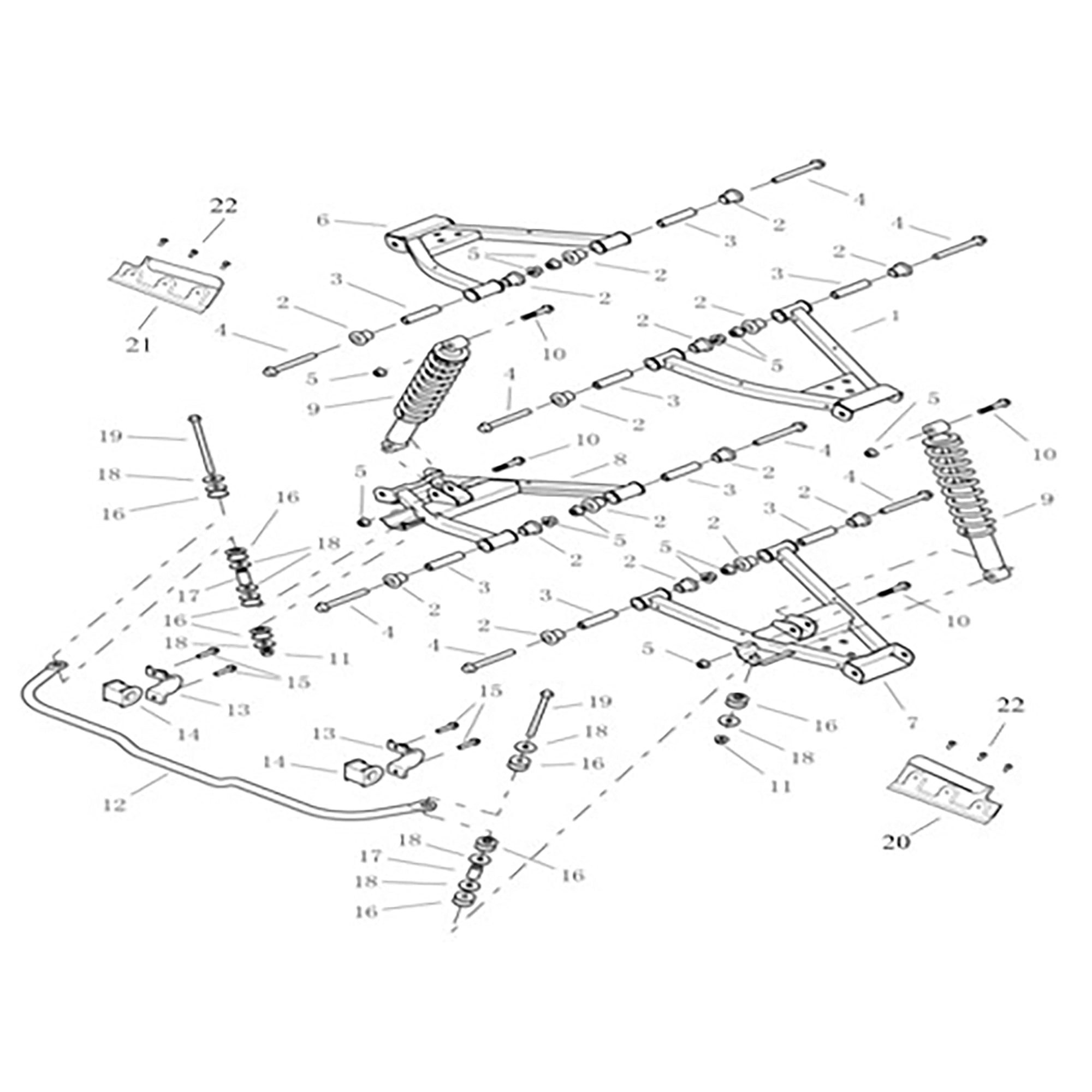 T-BOSS 900 SHOCK ABSORBER REAR
