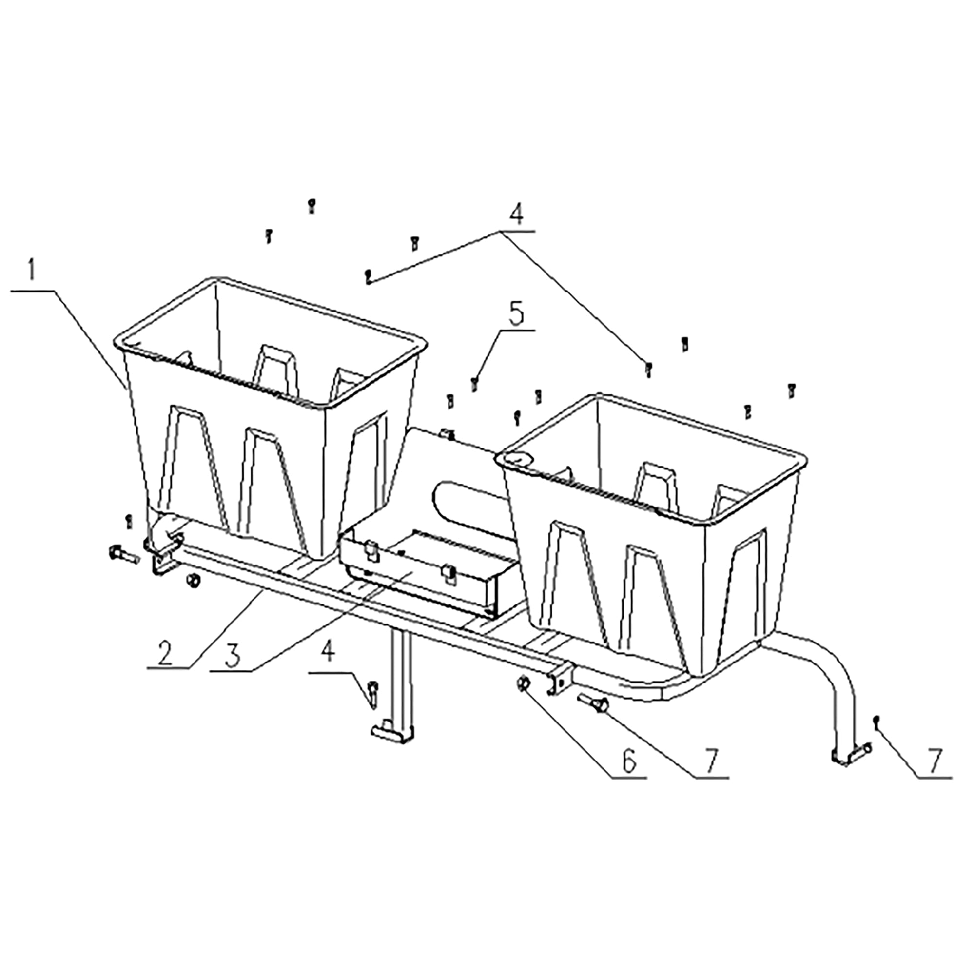 T-BOSS 900 STORAGE BINS