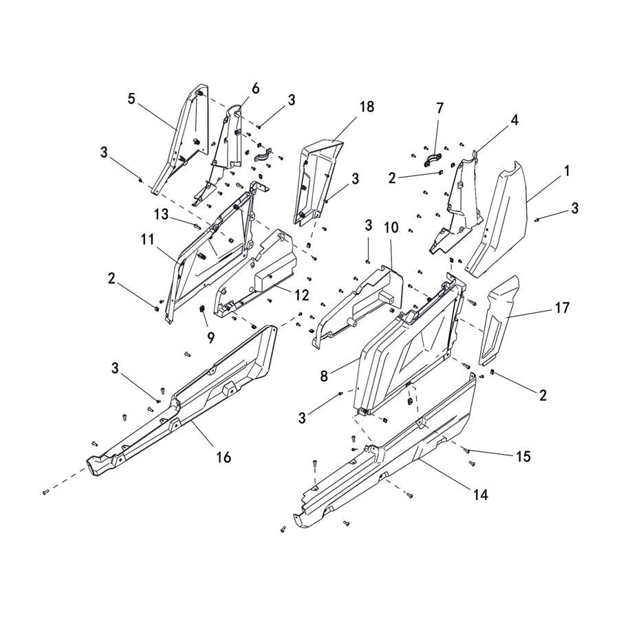 T-BOSS 550 BODY FENDERS