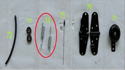 TL-J0074 Rear Brake Pedal Return Spring