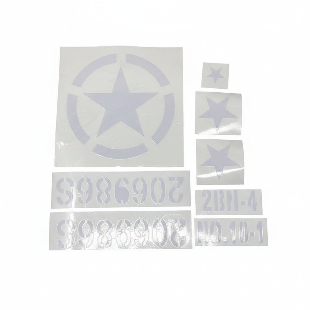 TL-J0079 Massimo Logo Decal and Number Sticker Set