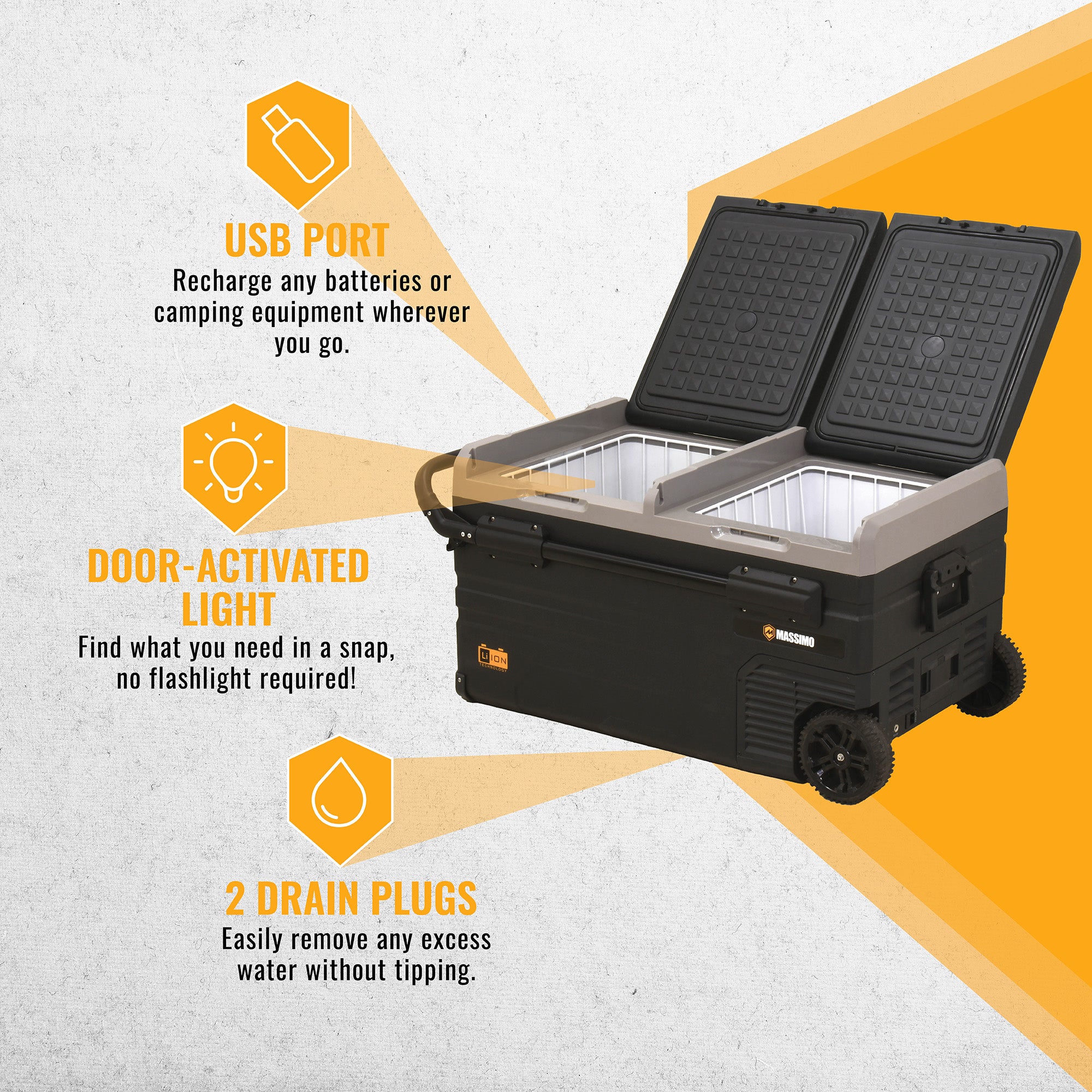 MASSIMO 75L ELECTRIC E-KOOLER