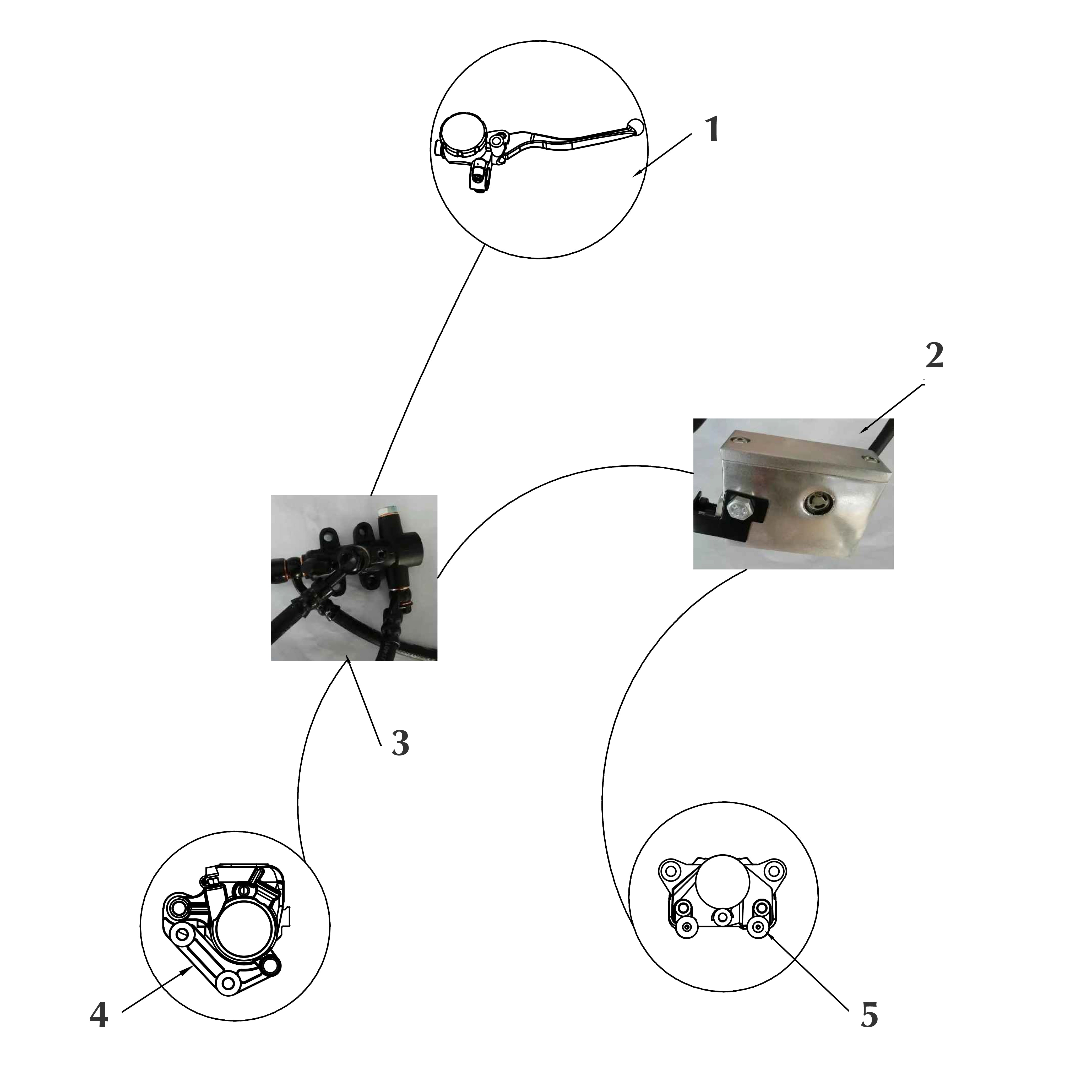VOGER PARTS - Brake assy
