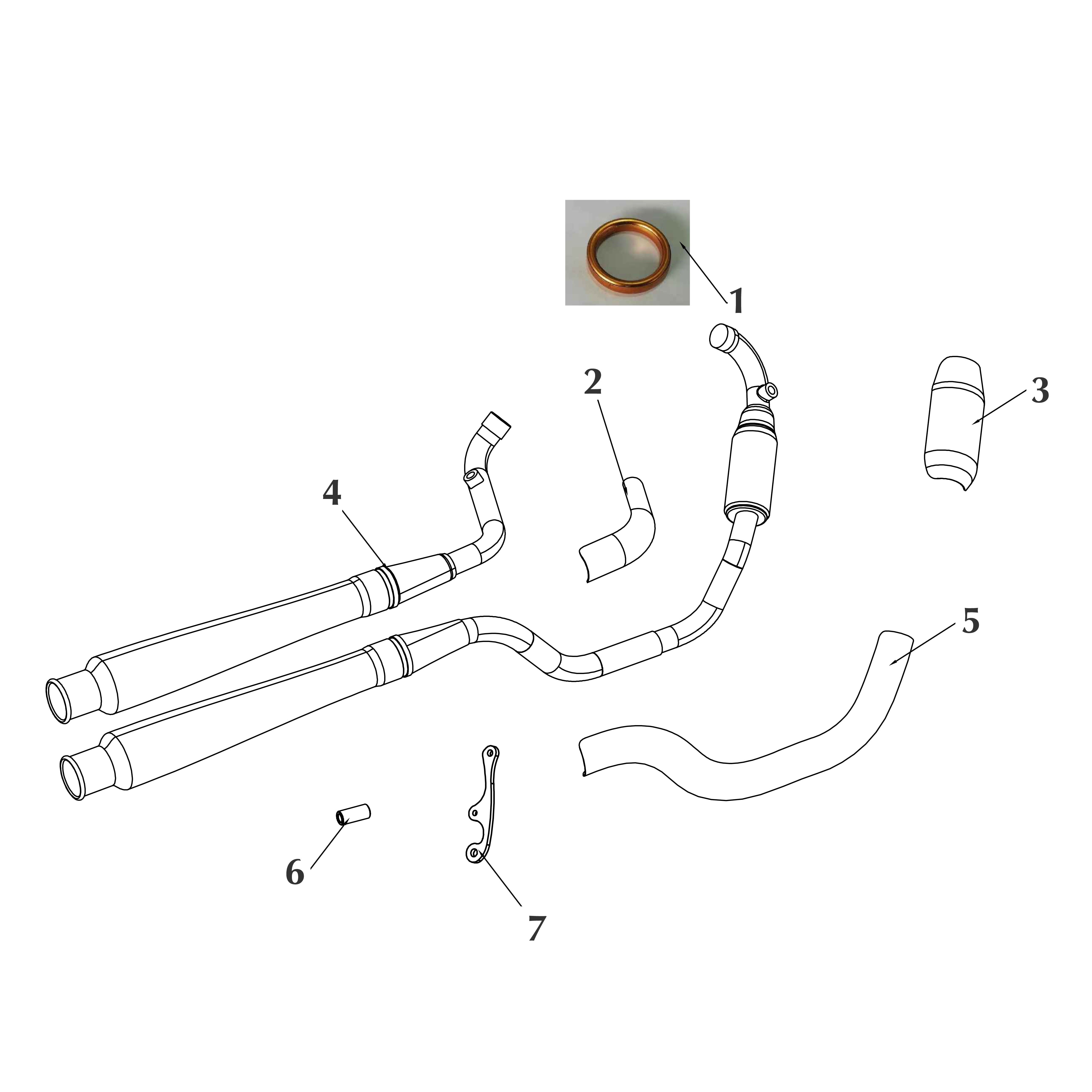 VOGER PARTS - Exhaust Assy
