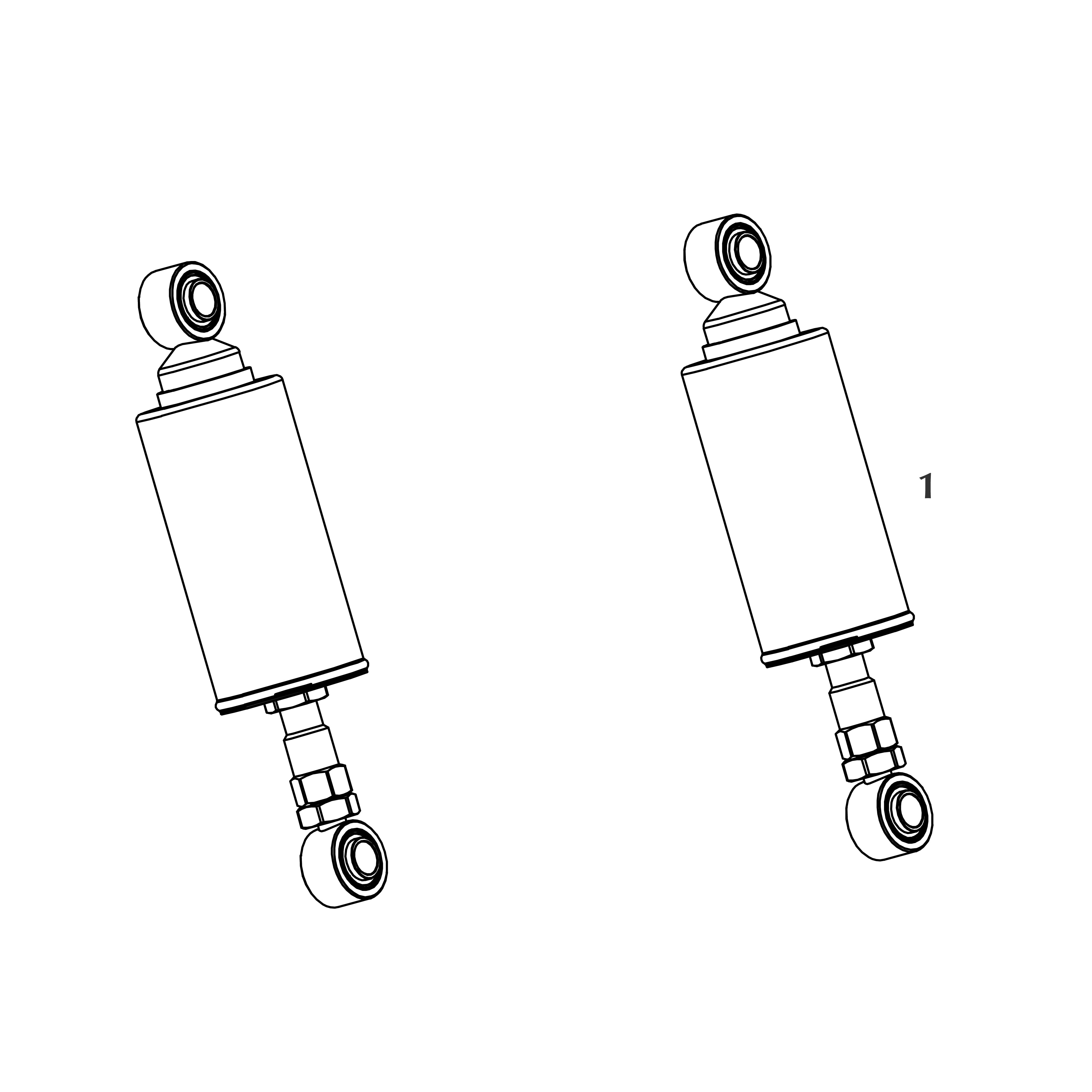 VOGER PARTS - Rear shock