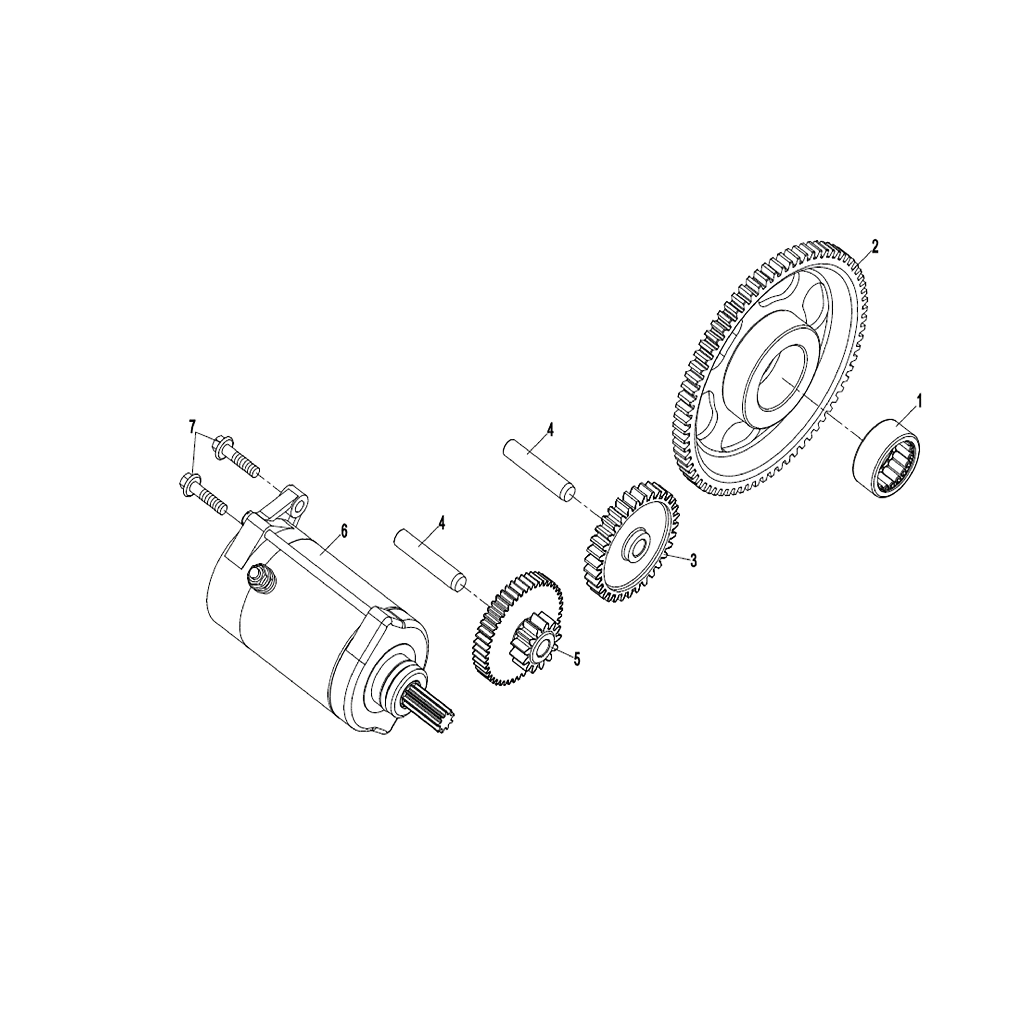 WARRIOR 1000CC ENGINE STARTING SYSTEM