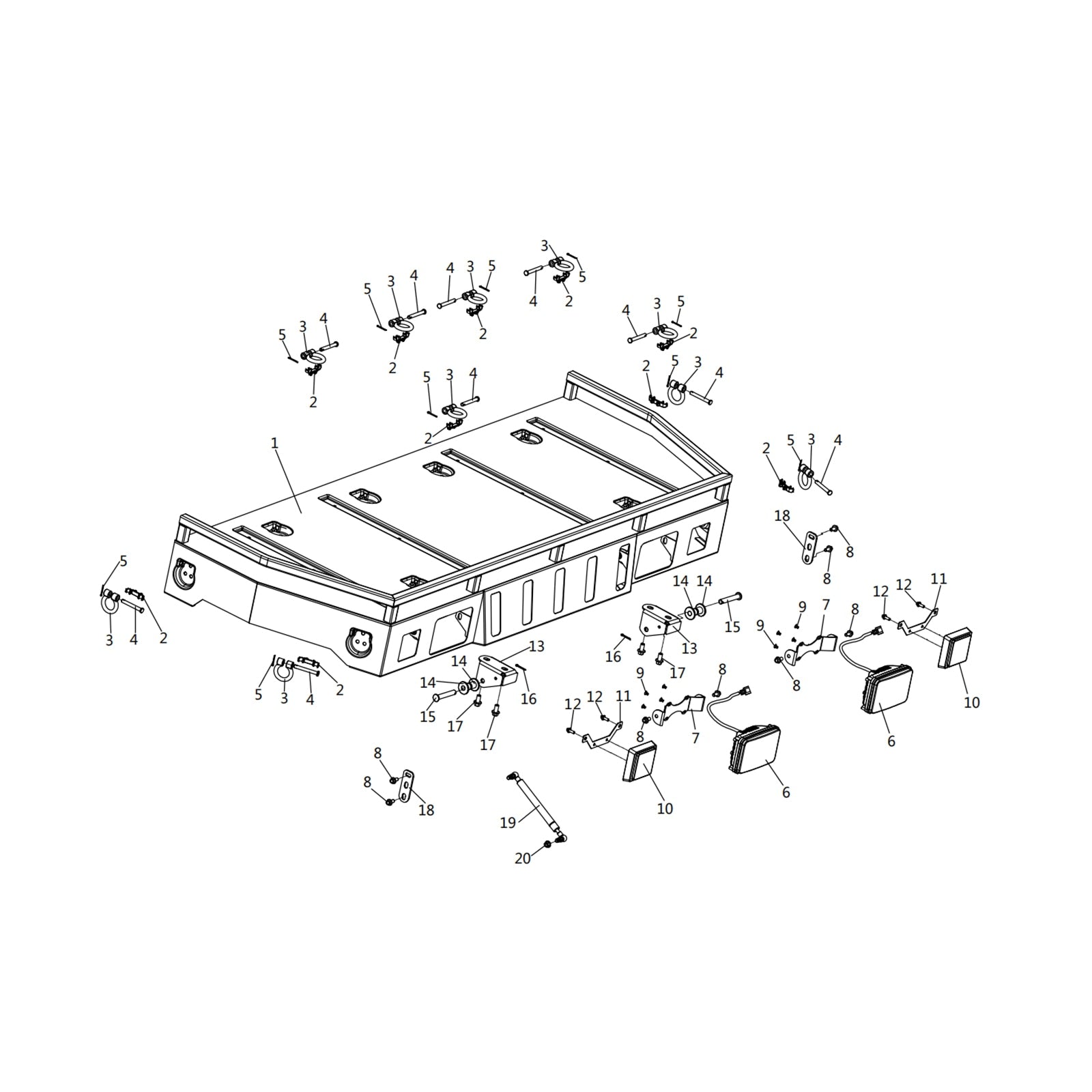 WARRIOR 1000 FRONT CARGO RACK