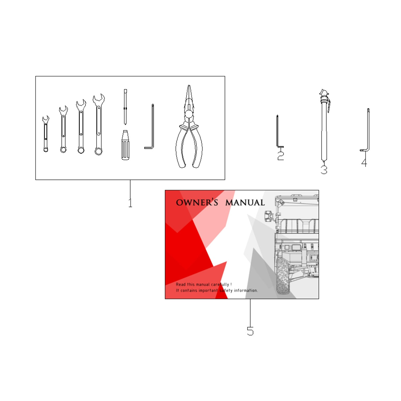 WARRIOR 1000 PACKAGING ACCESSORIES