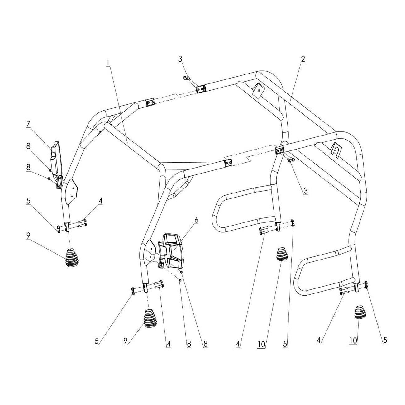 WARRIOR 1000 ROLL BAR