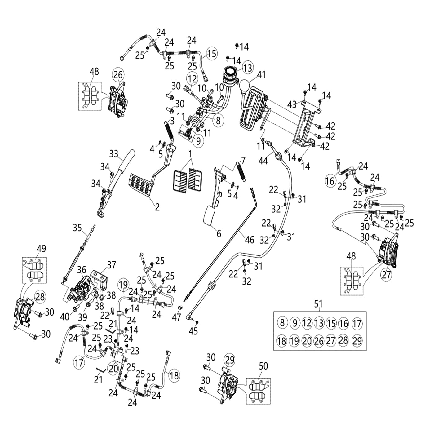 WARRIOR 800 BRAKE SYSTEM