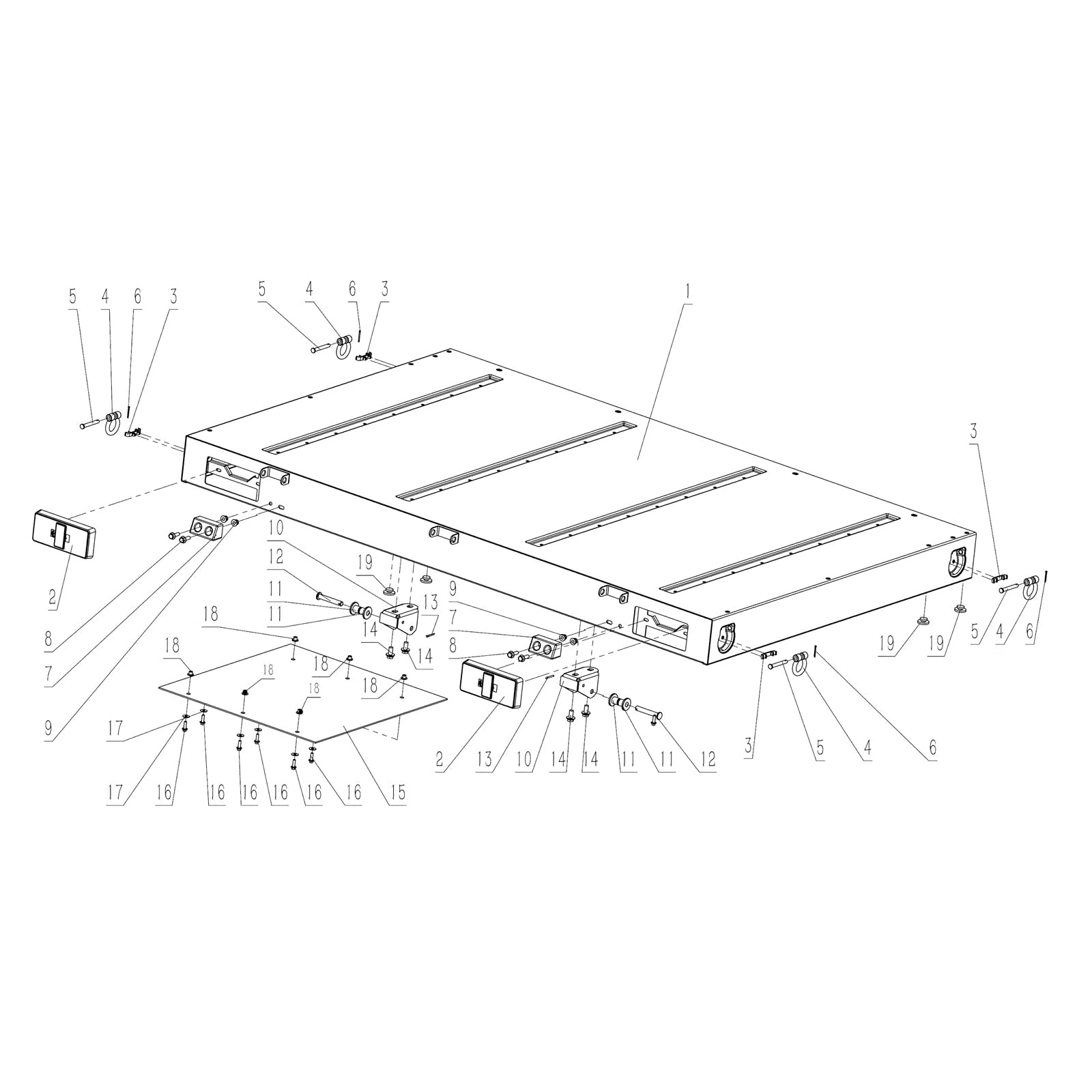 WARRIOR 800 CARGO BED BOTTOM