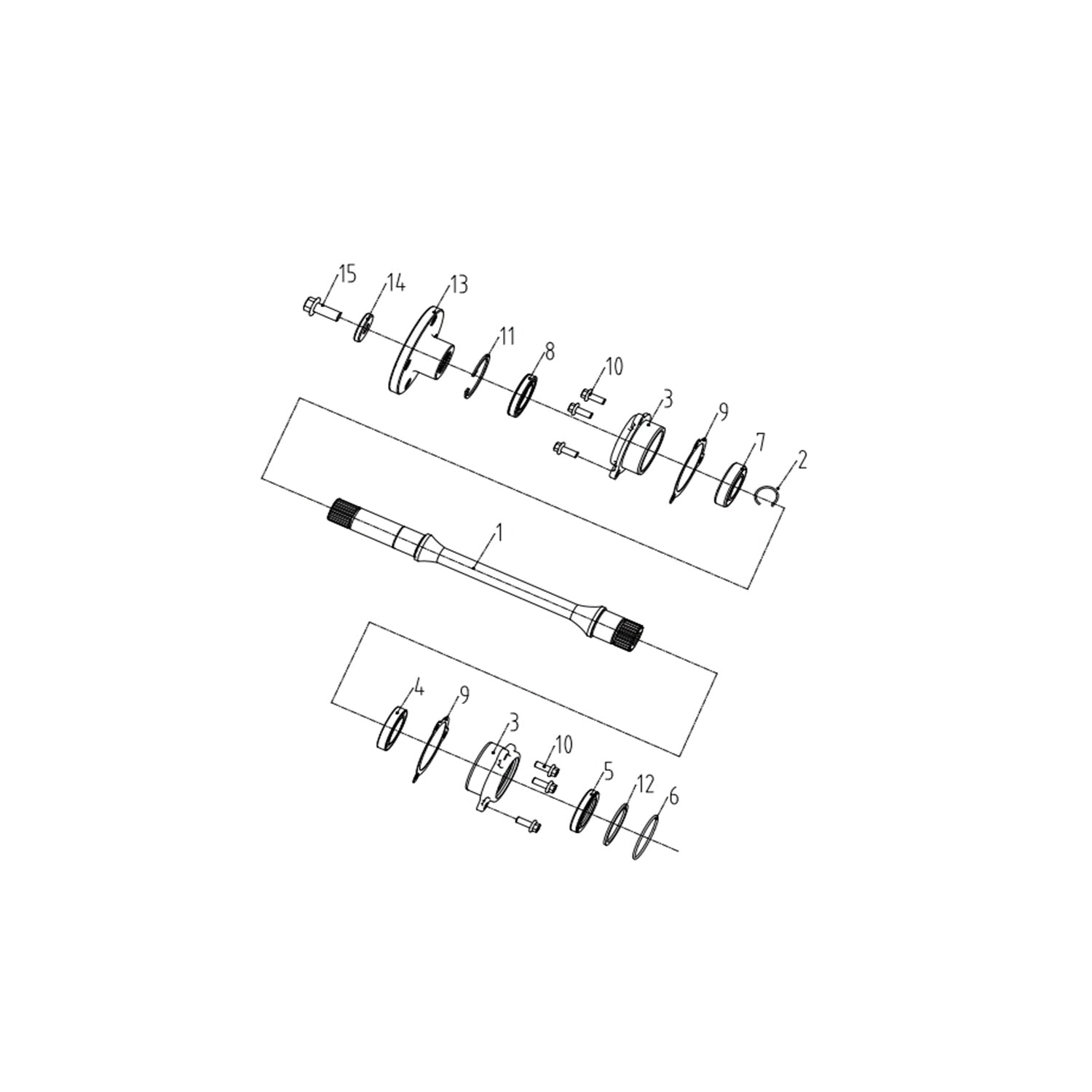 WARRIOR 800 DRIVE SHAFT