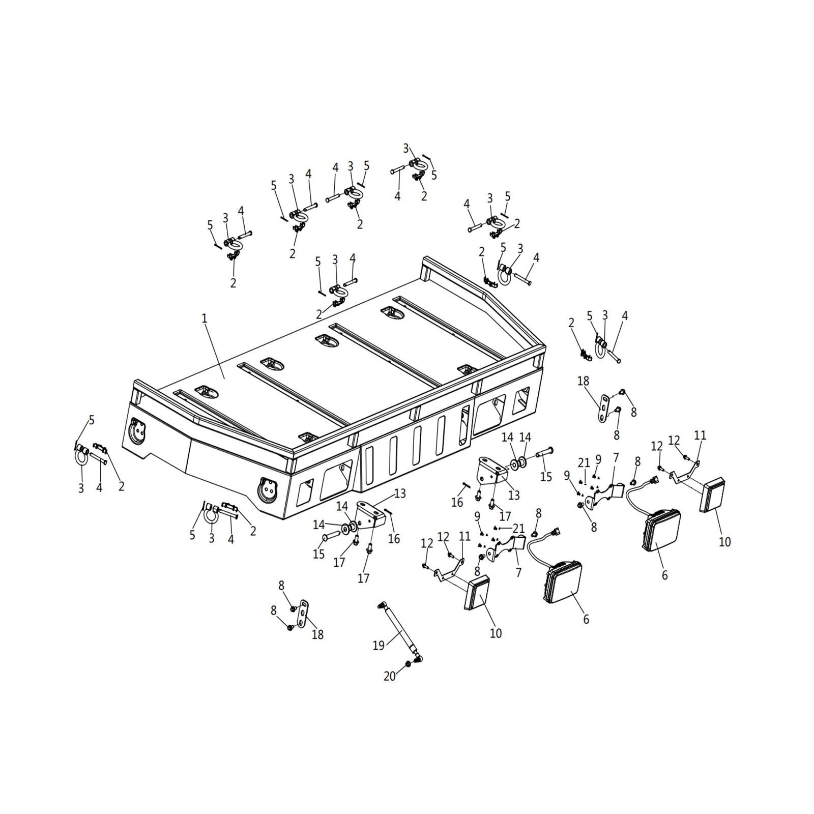WARRIOR 800 FRONT CARGO RACK