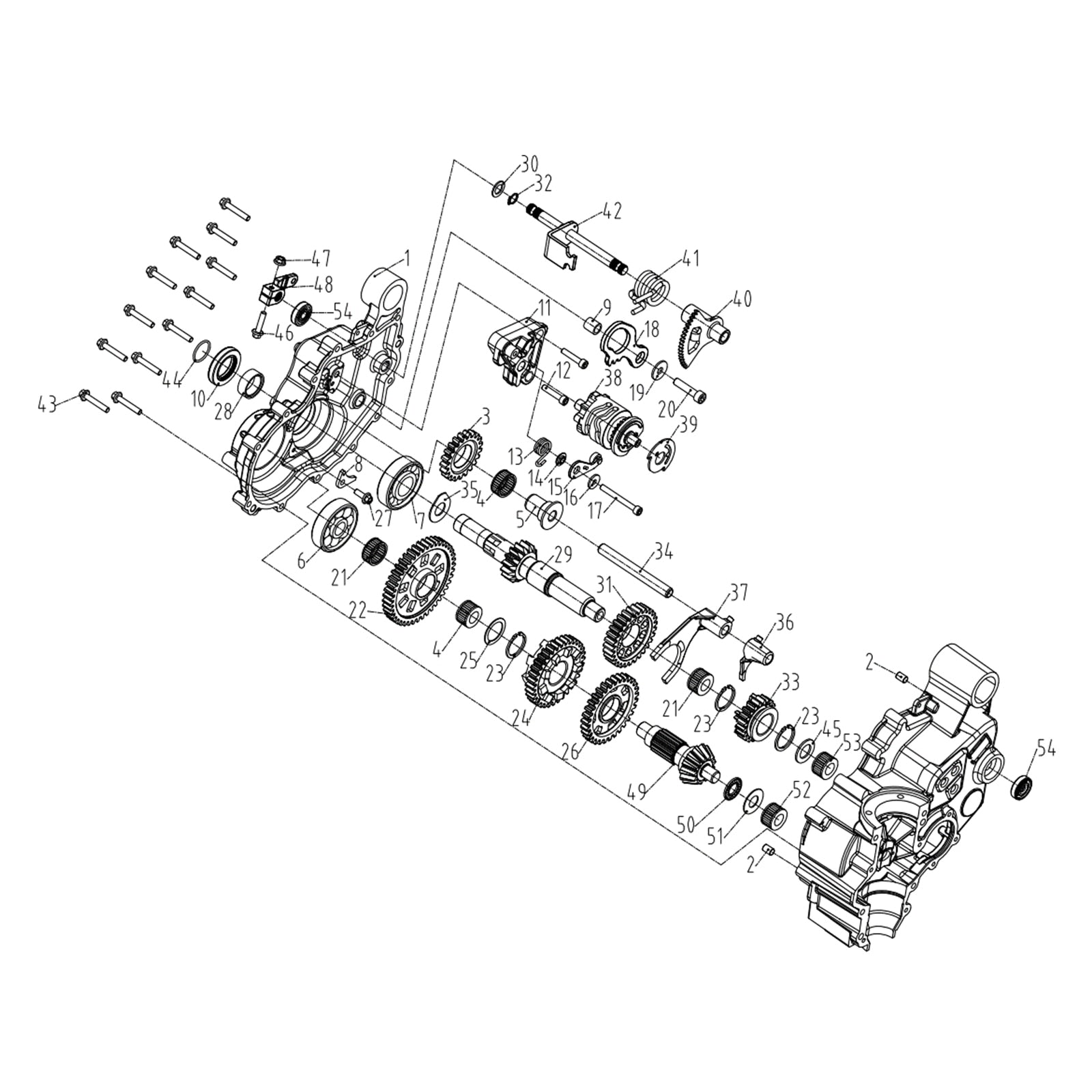 WARRIOR 800 GEARBOX 1