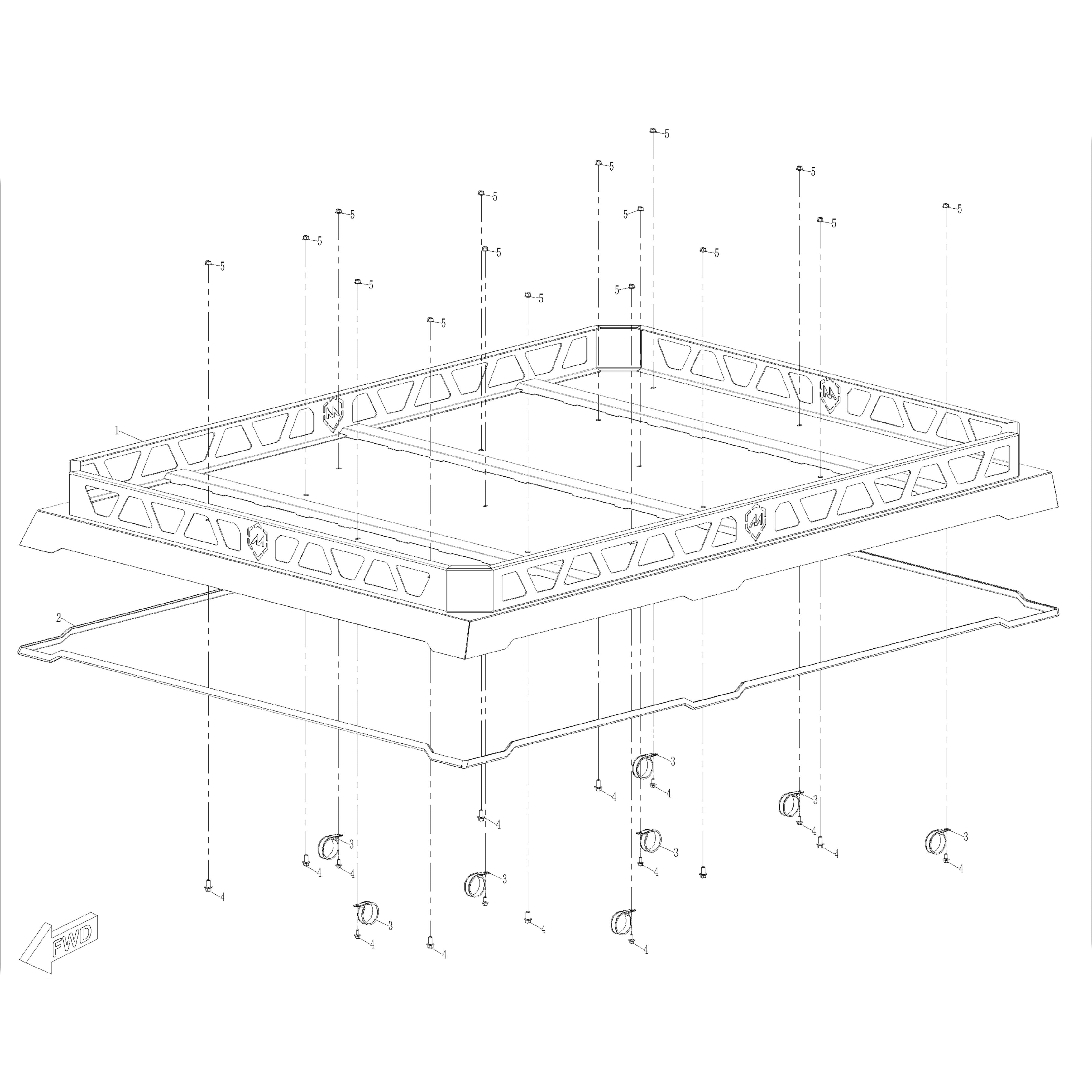 Warrior 1000 MXD Crew Roof
