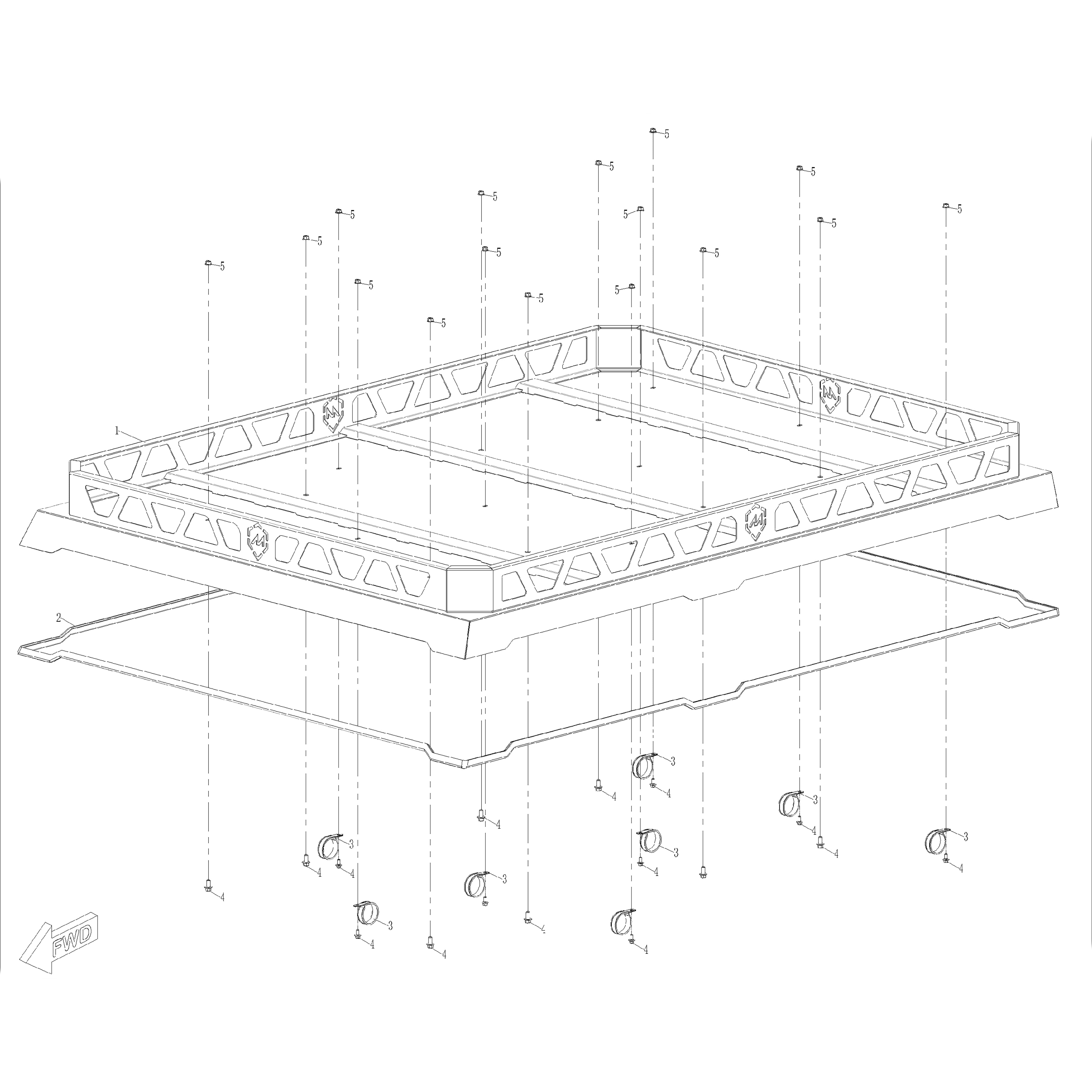 Warrior 1000 MXD Crew Roof