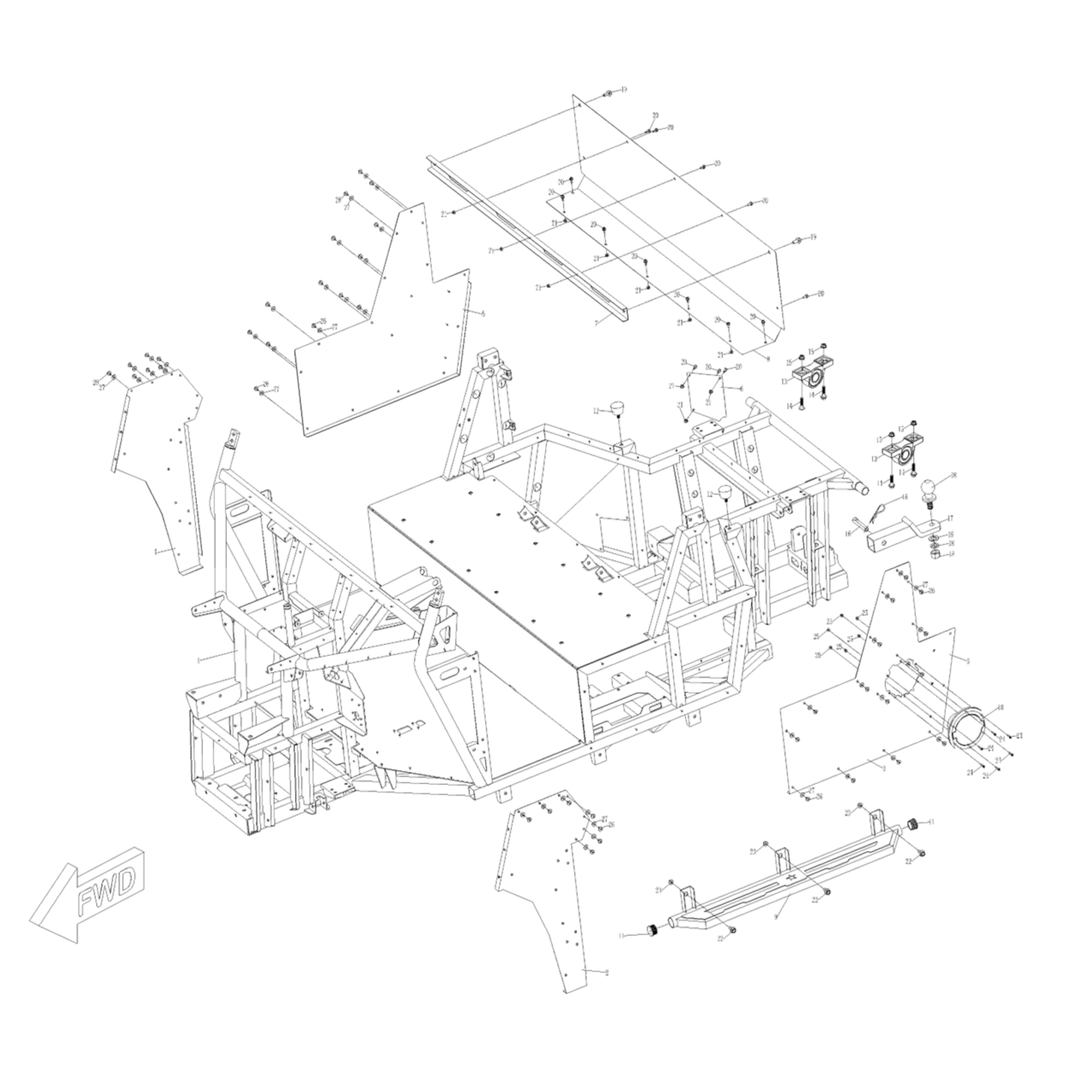 Warrior 1000 MXD Frame