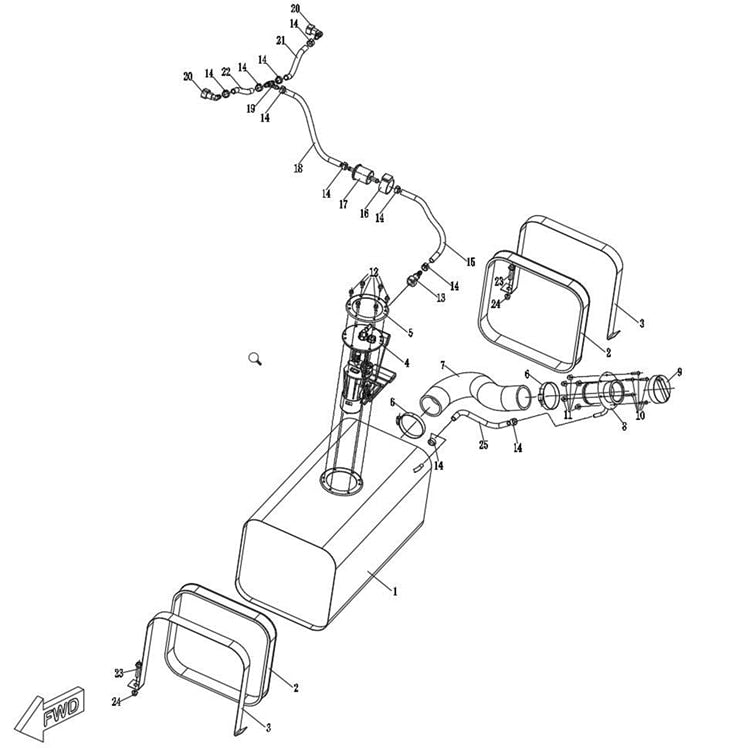 Warrior 1000 MXD Fuel System