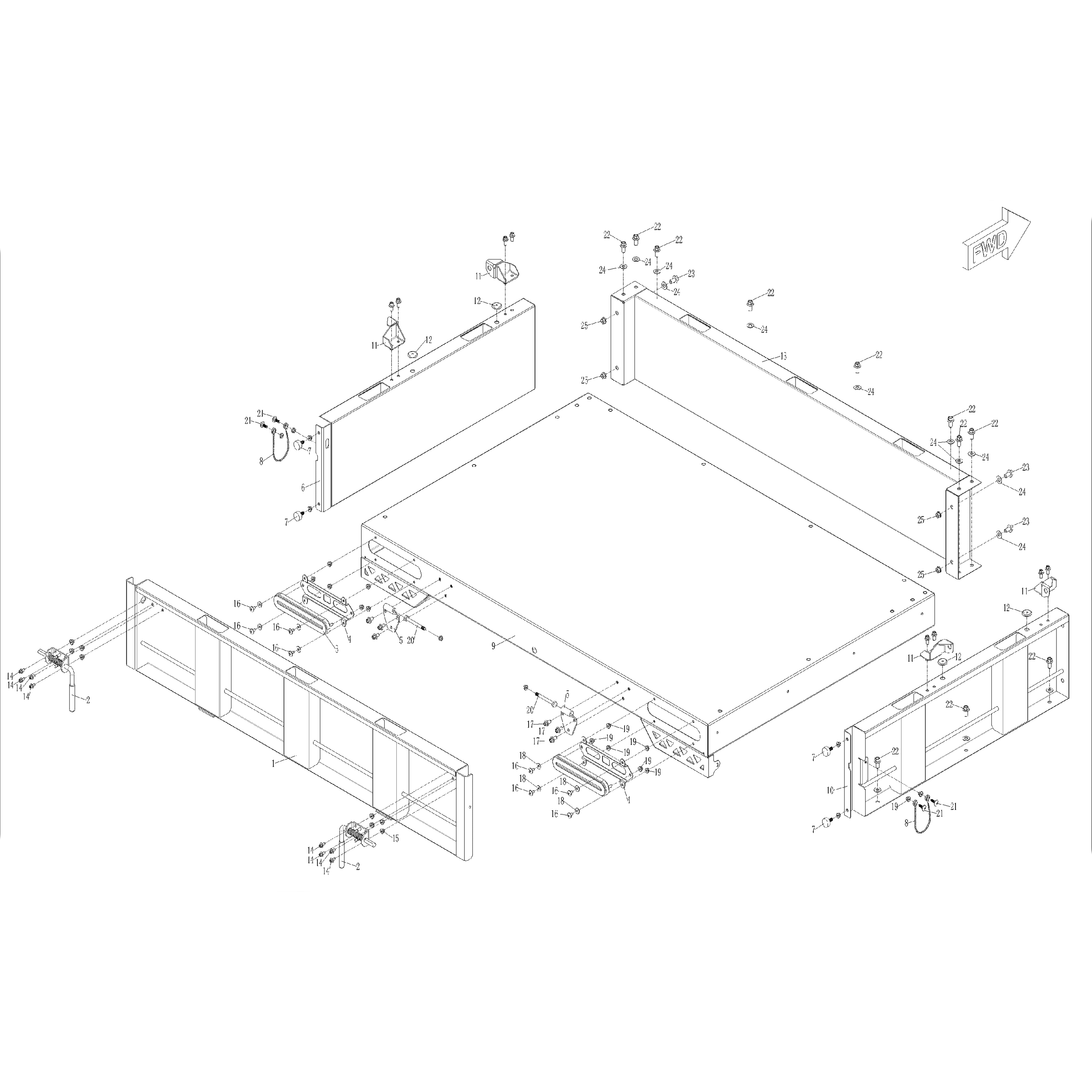 Warrior 1000 MXD Rear Cargo