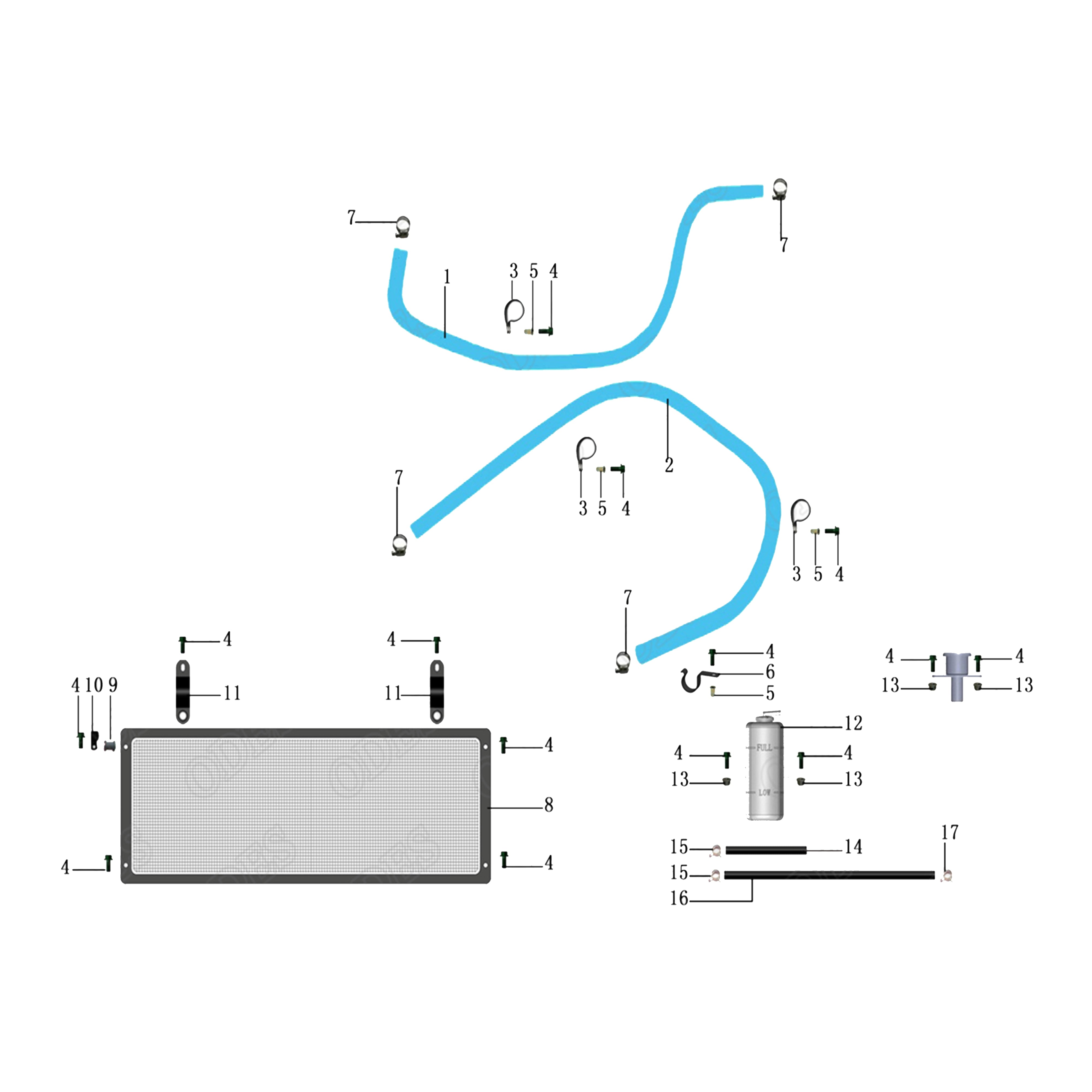X2-1000 LT COOLING SYSTEM