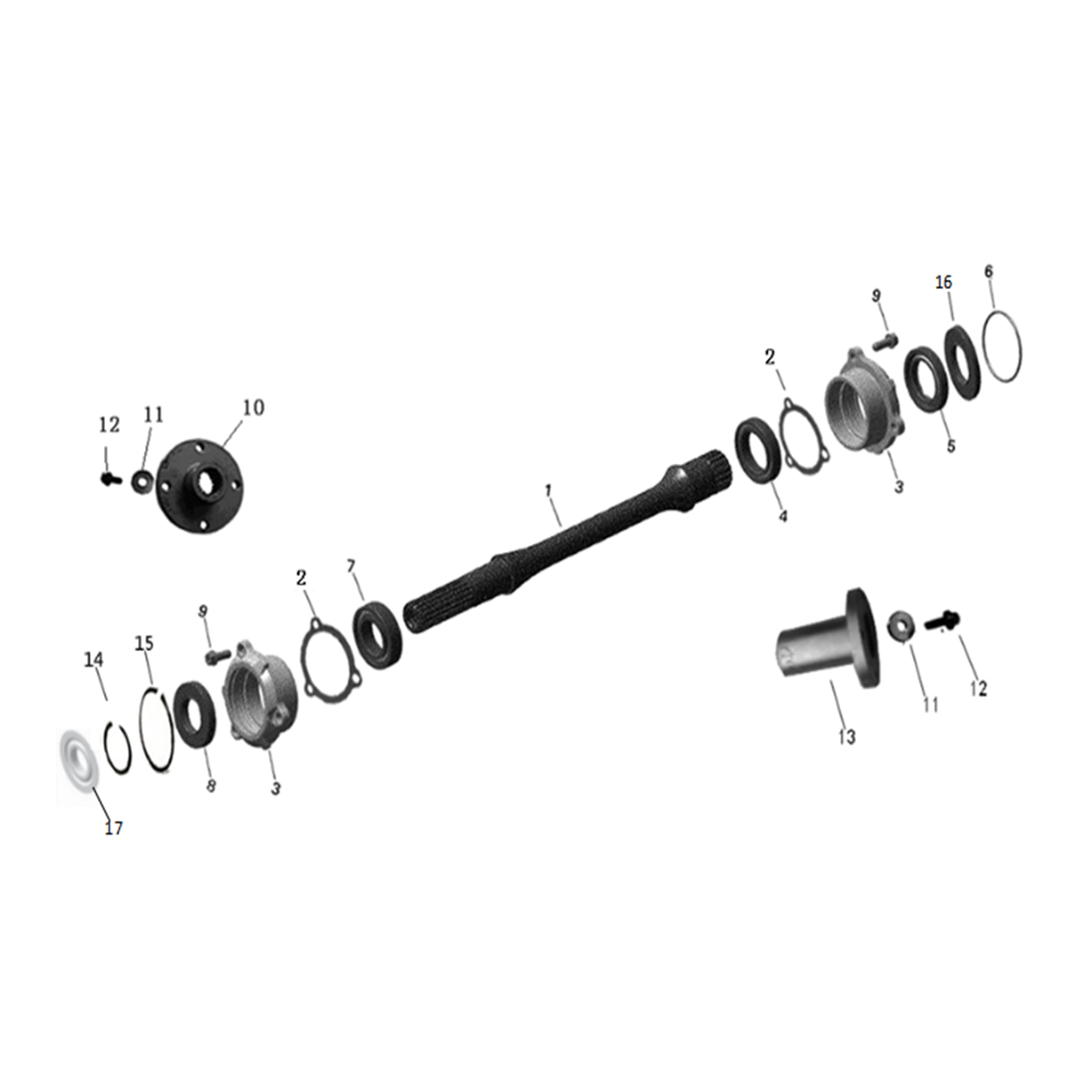 X2-1000 LT DRIVE SHAFT